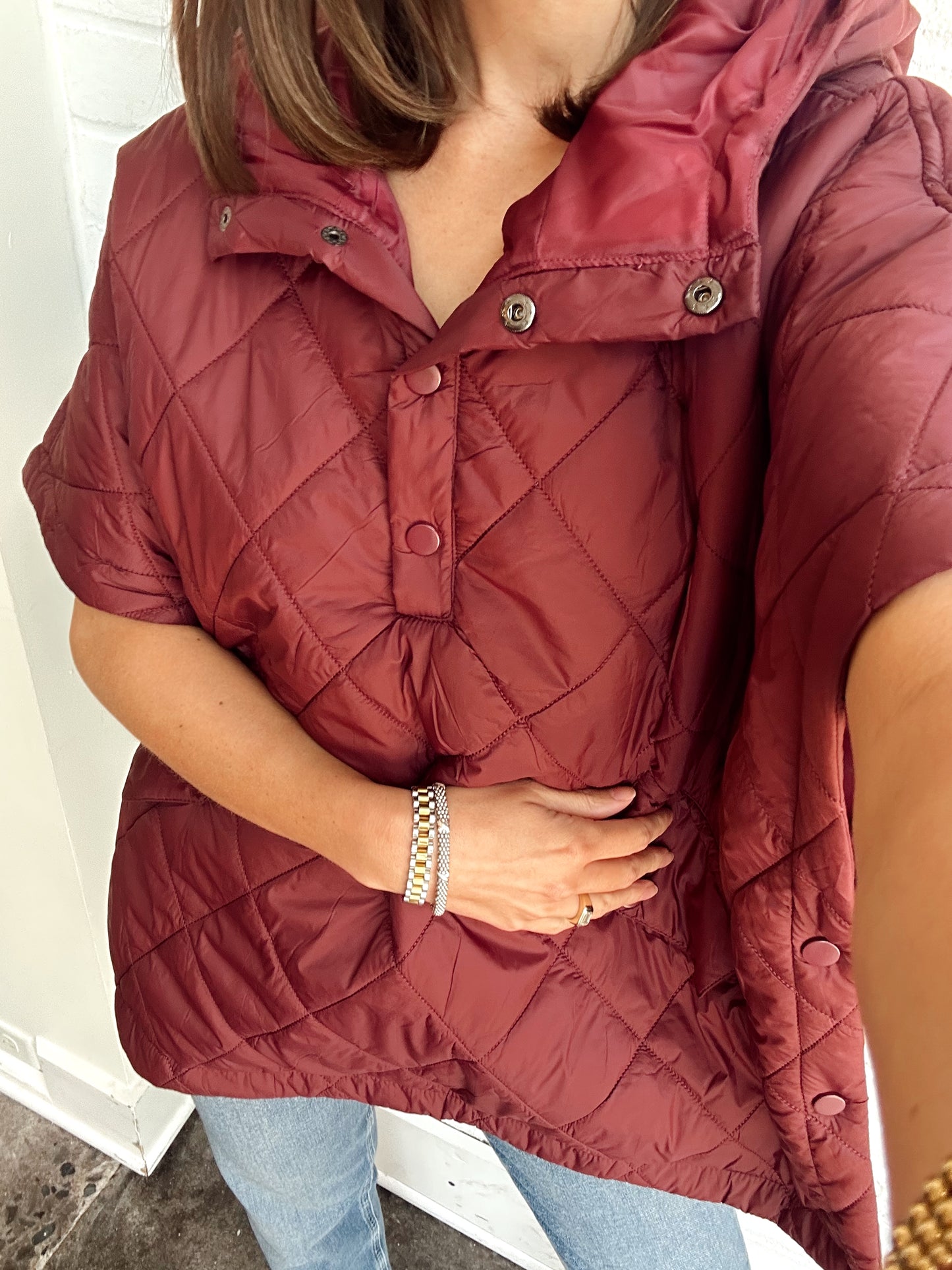 OTIS PUFFER PONCHO