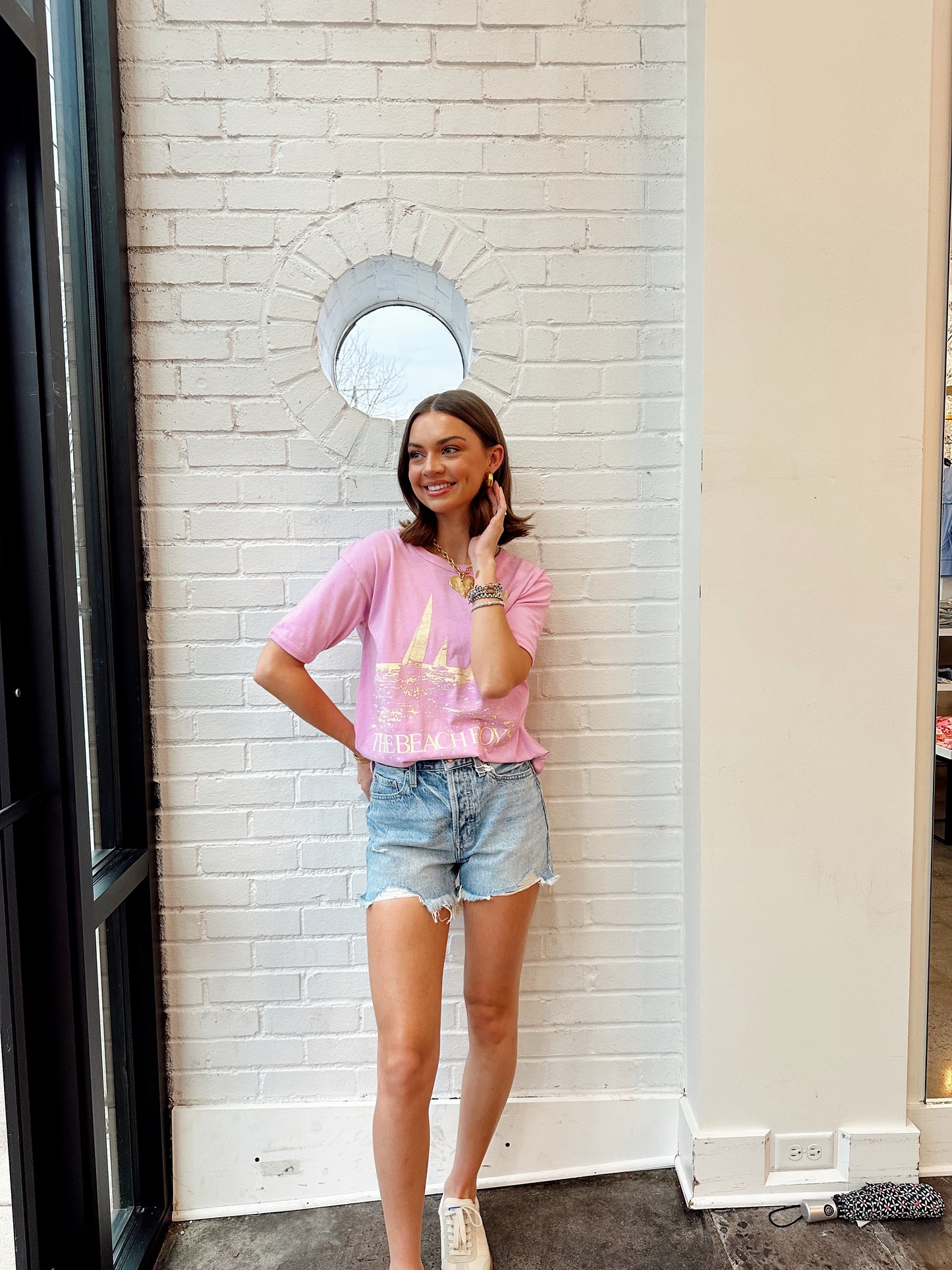 NOVA HIGH RISE CUT OFF SHORT