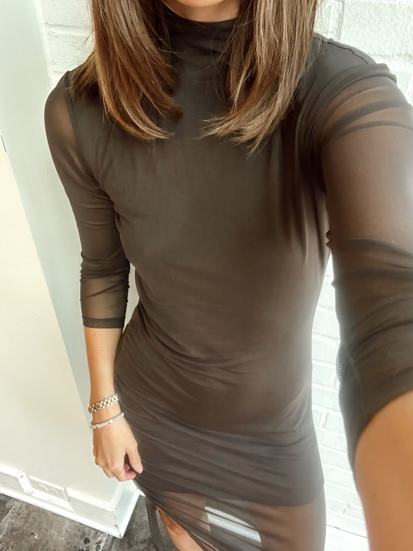 NIGHT OUT MOCK DRESS