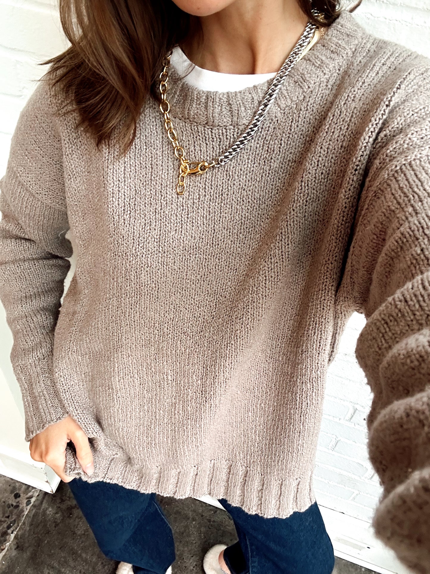 BECK TEXTURED SWEATER