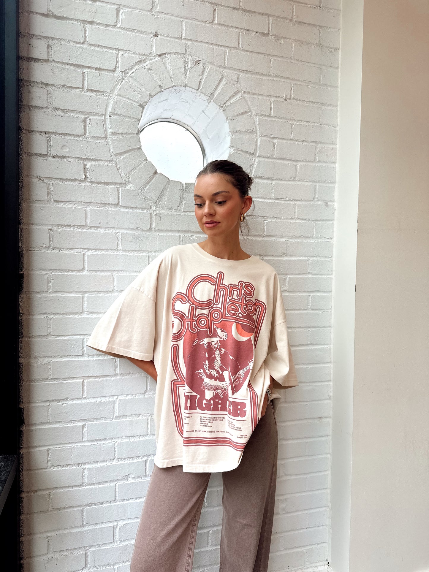 CHRIS STAPLETON HIGHER TOUR O/S TEE