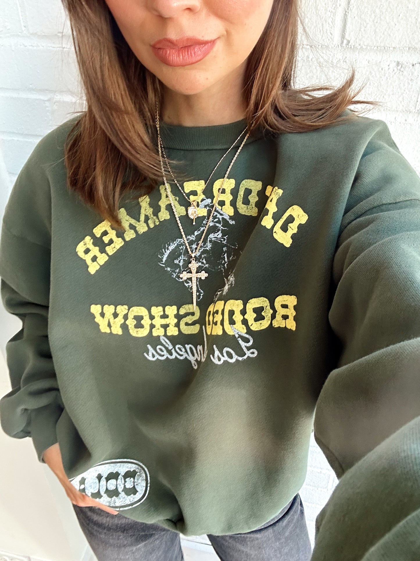DAYDREAMER RODEO SHOW OVERSIZED CREW SWEATSHIRT