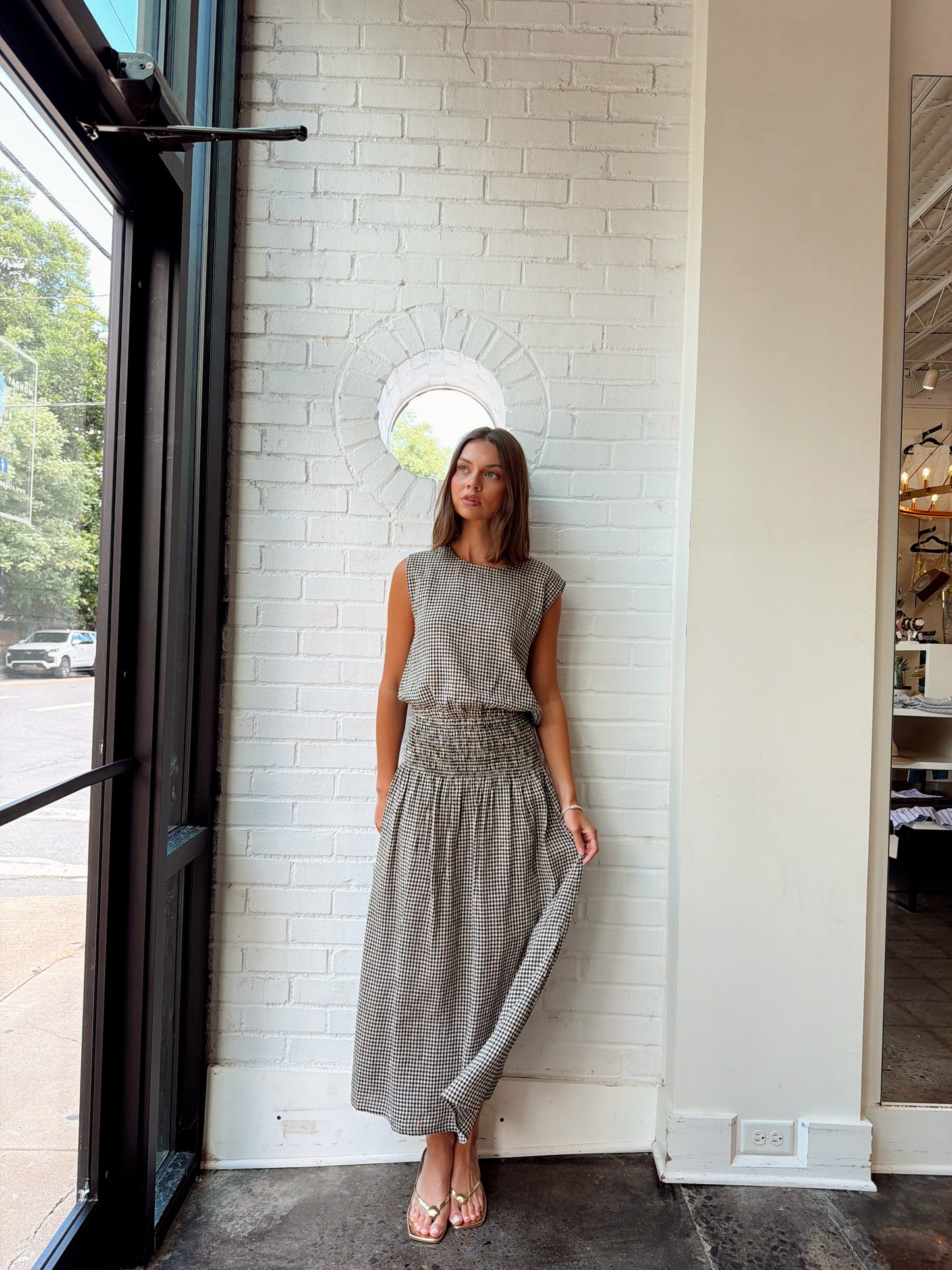 BROOKE GINGHAM SKIRT