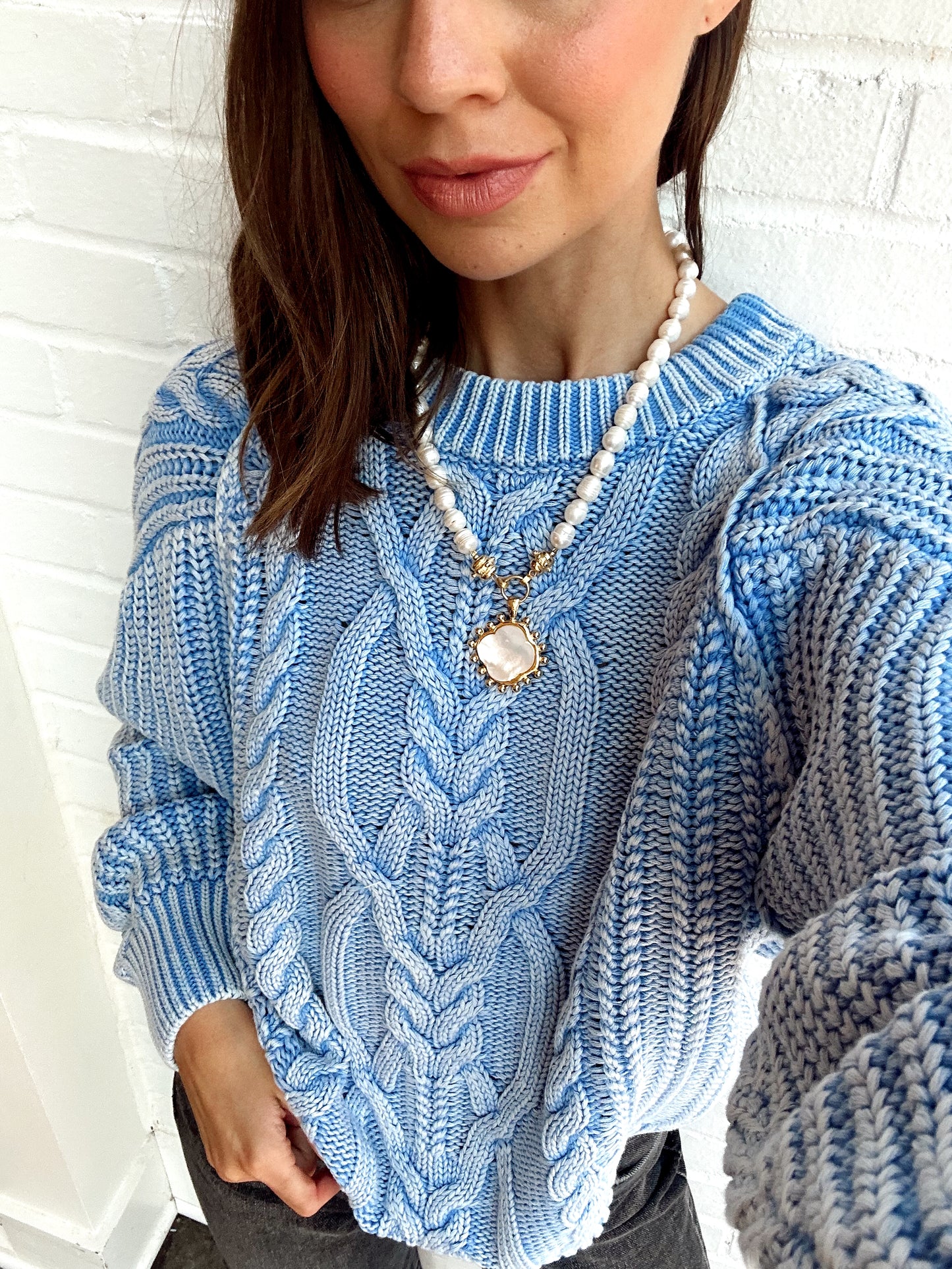 FRANKIE CABLE SWEATER