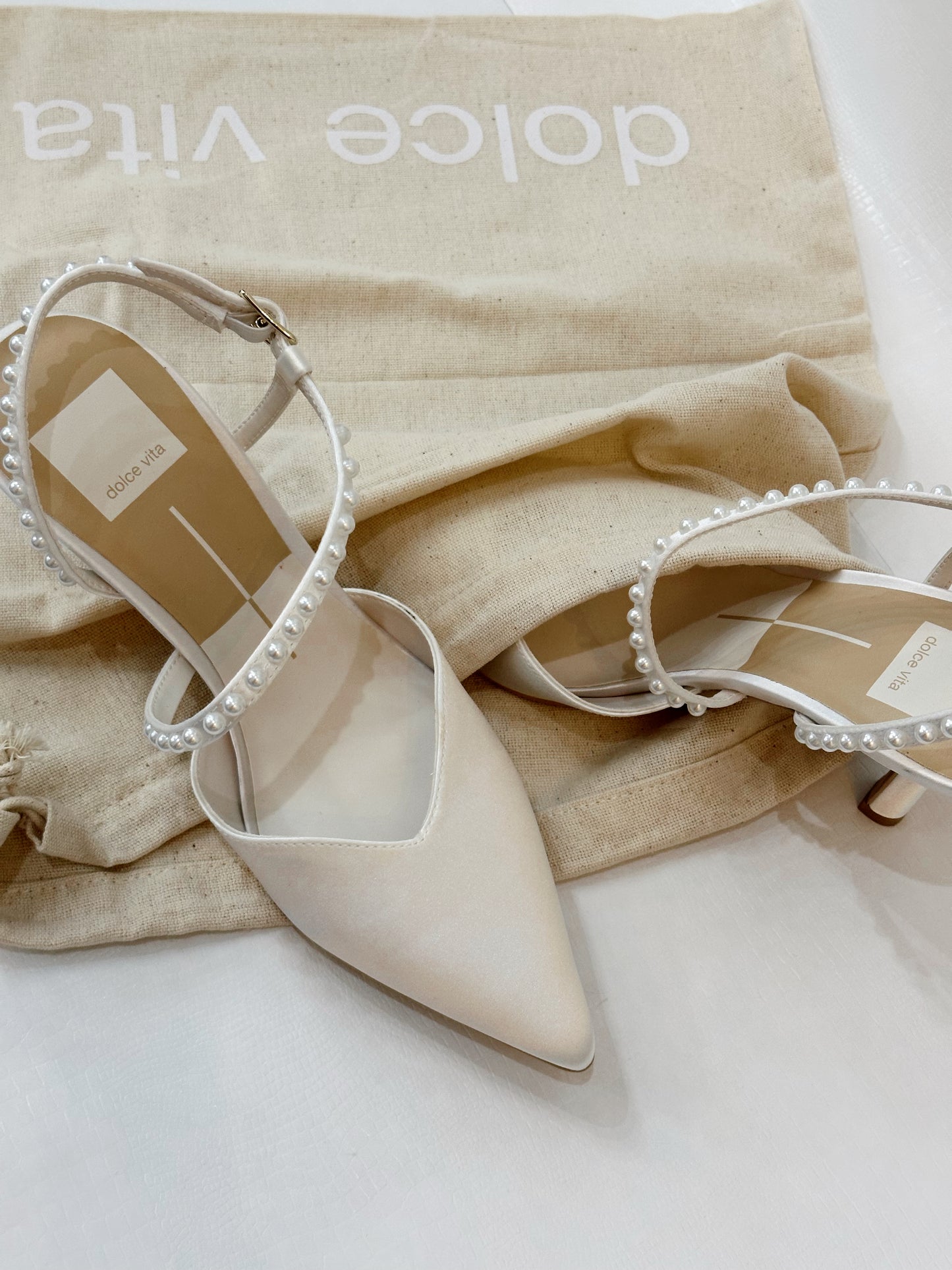 KAMRA PEARL HEELS