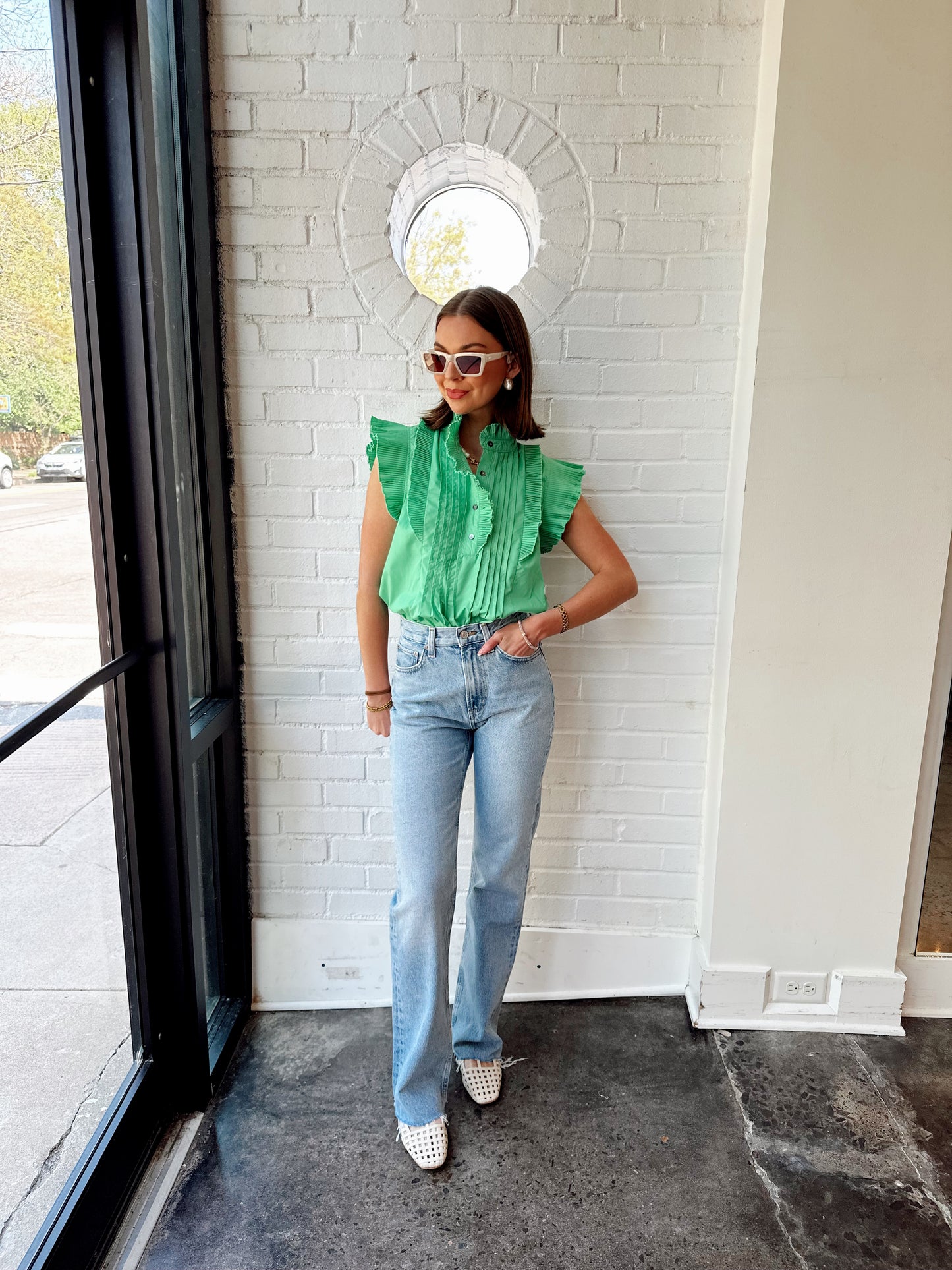 PAIGE FLUTED TOP