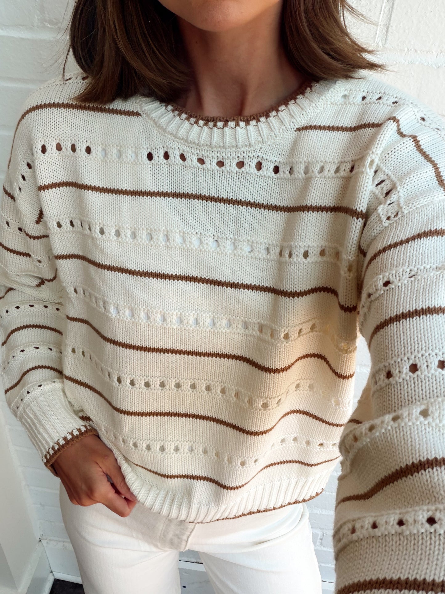 DARBY STRIPE SWEATER