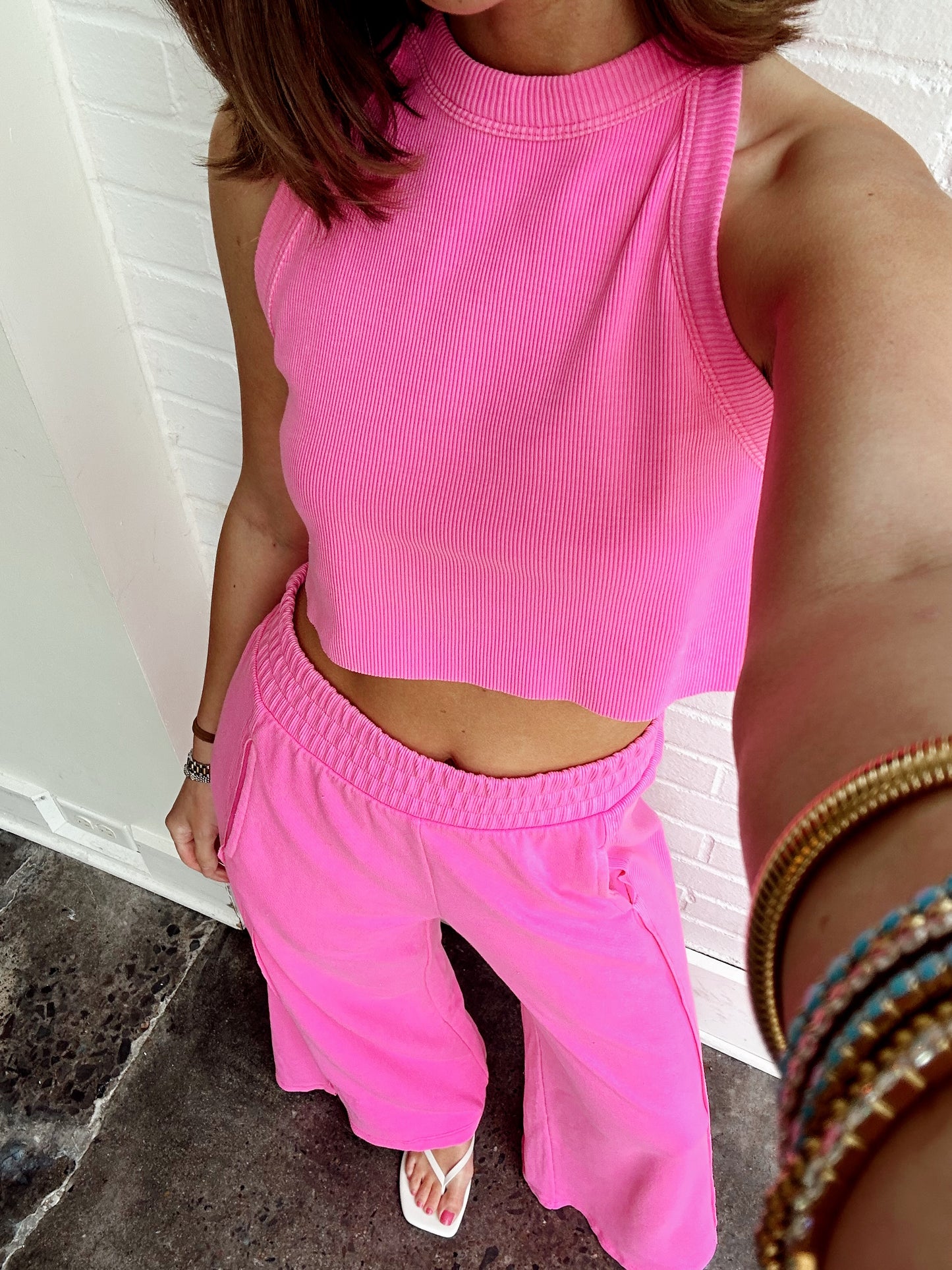 HALTER NECK CROP & PANT SET