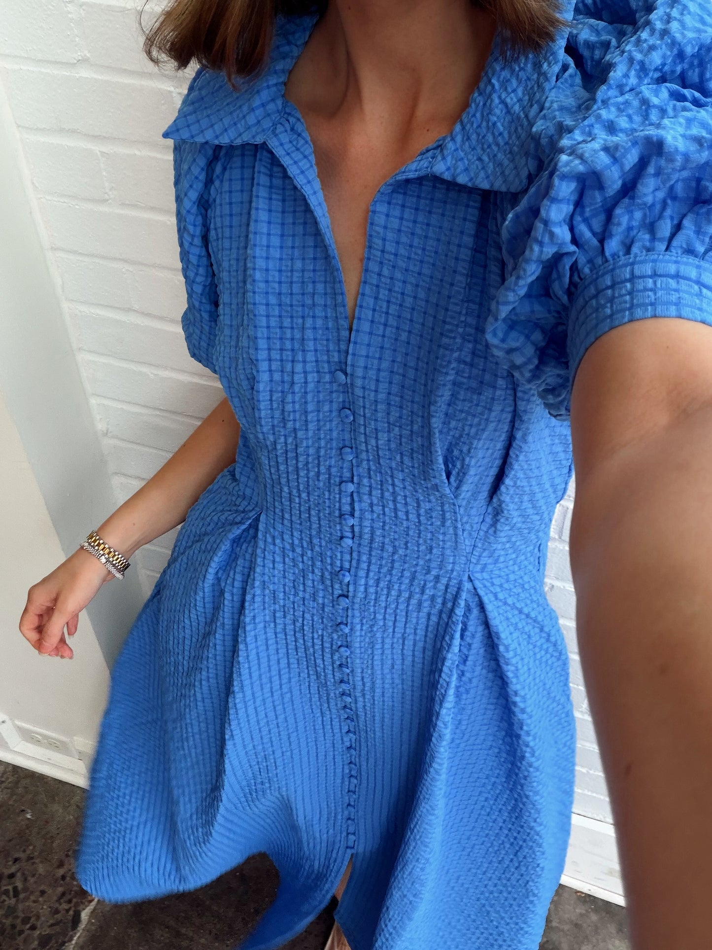 SHIRT MIDI DRESS