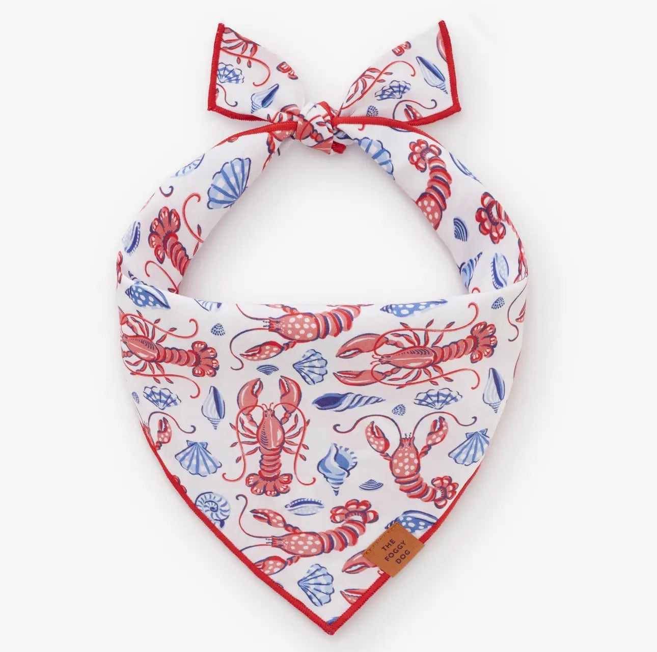 LOBSTER LANDING DOG BANDANA