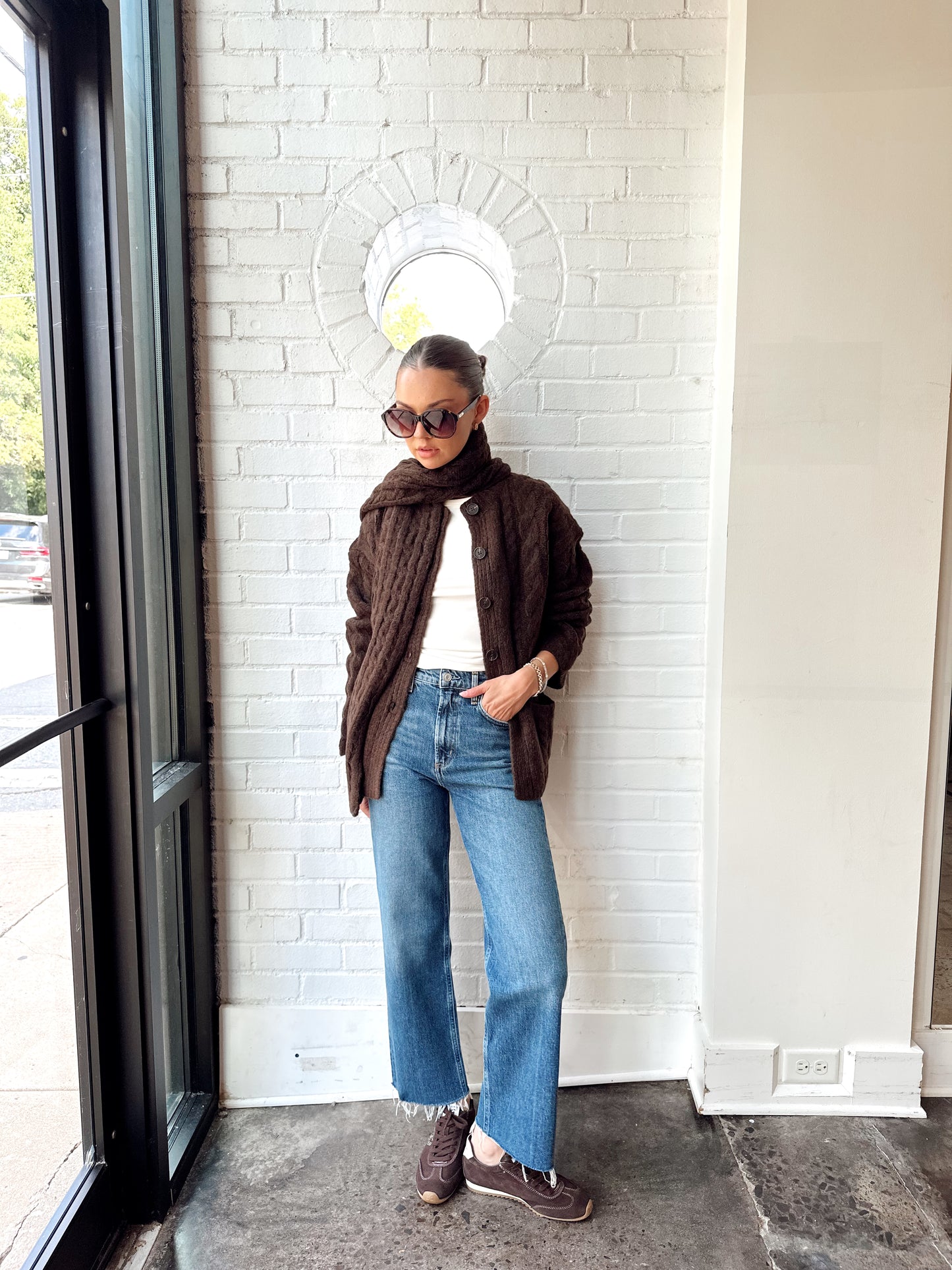 ZAIRE SCARF CARDIGAN