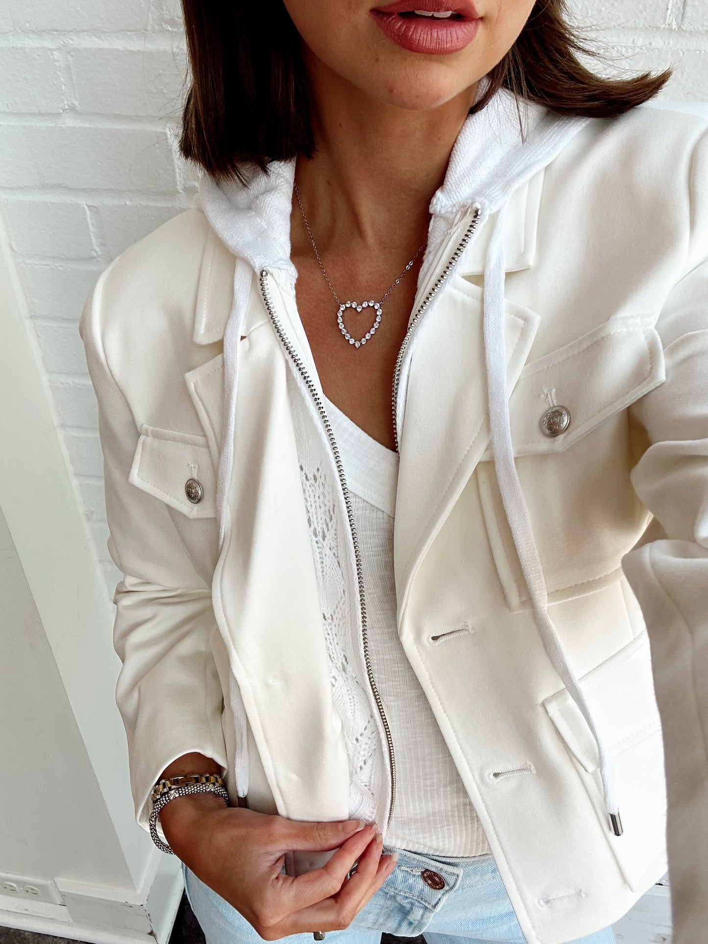 CROPPED DICKEY BLAZER