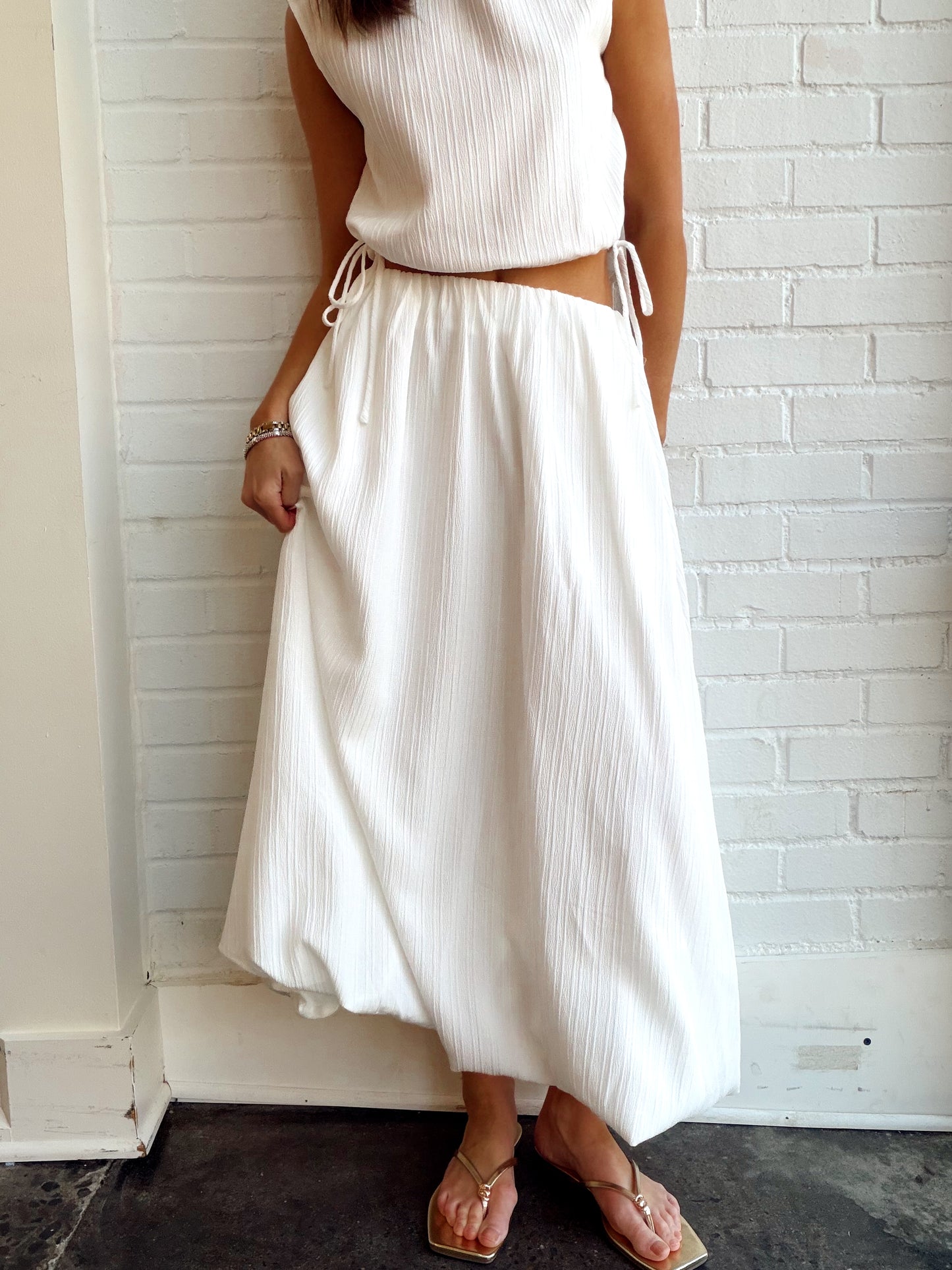 DEJA VU BUBBLE MAXI SKIRT