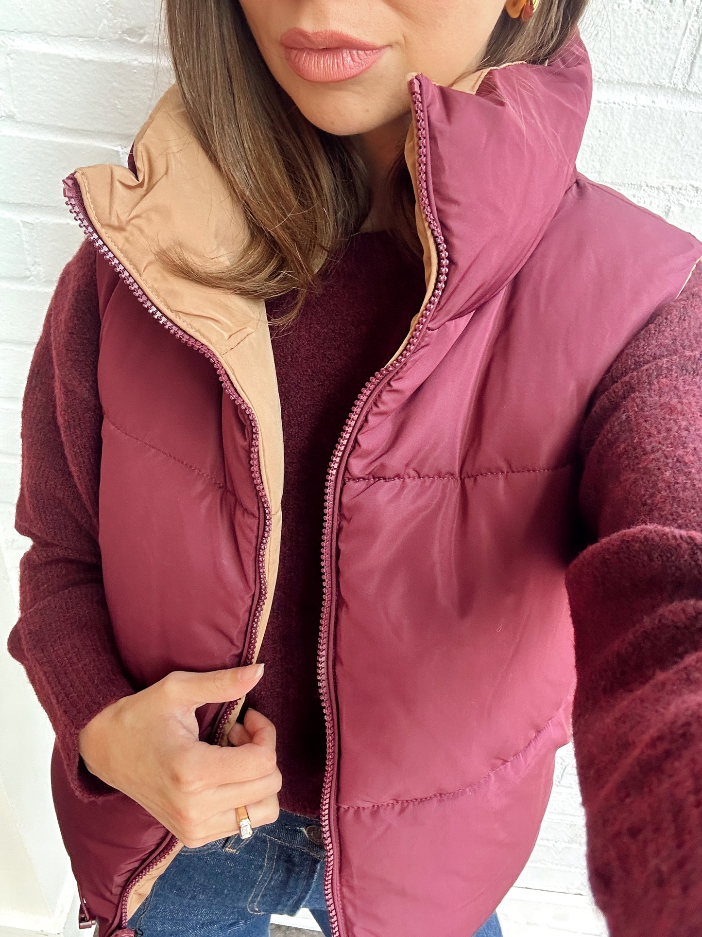 KANSAS REVERSIBLE PUFFER GILET