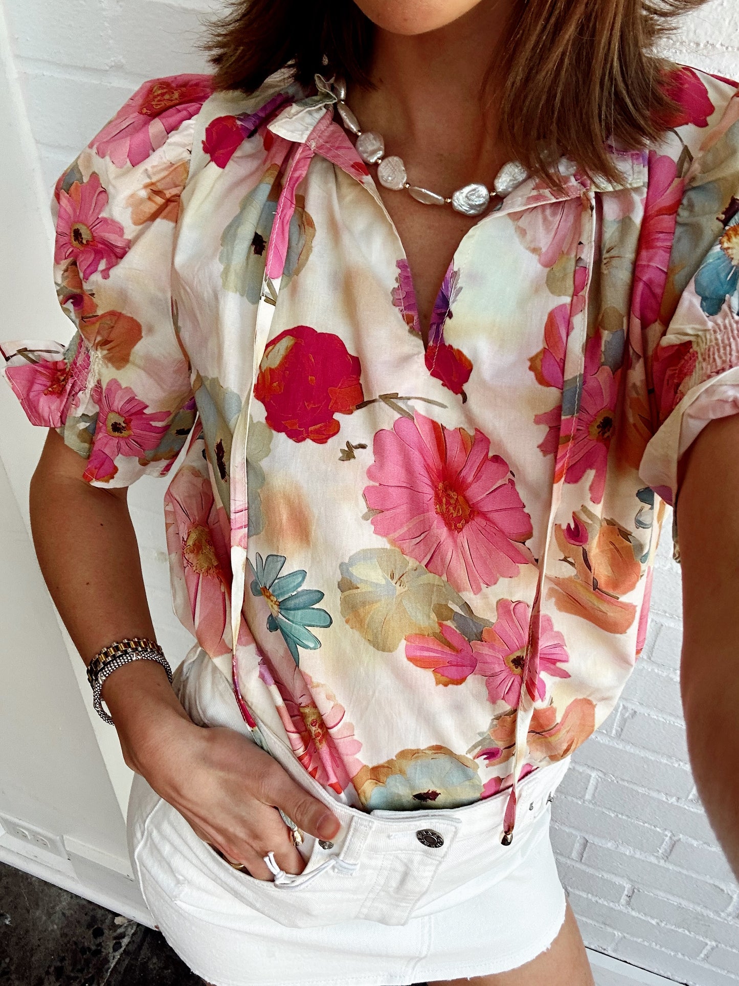 HALLE FLORAL BLOUSE