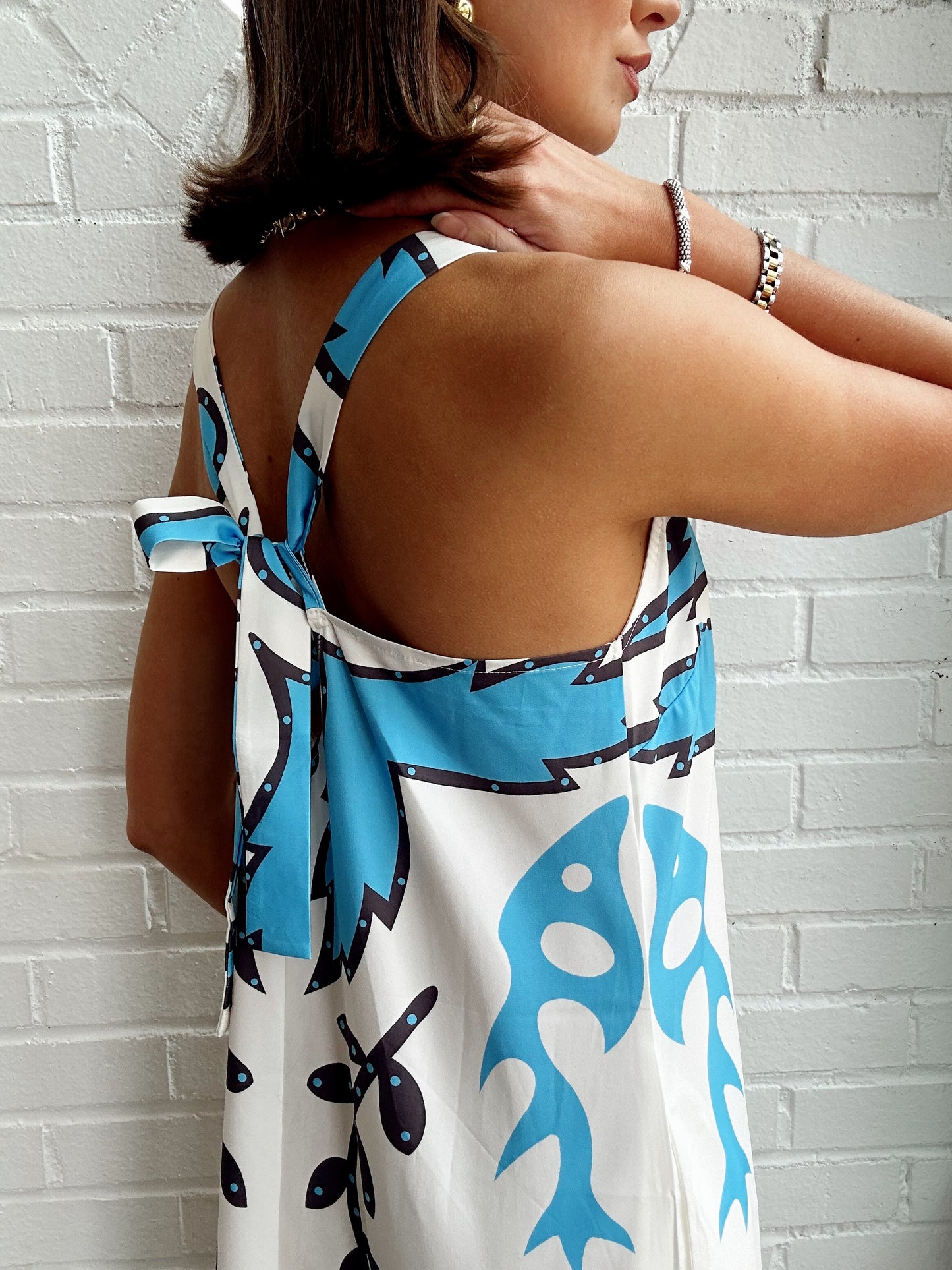 BLUE LAGOON MIDI DRESS