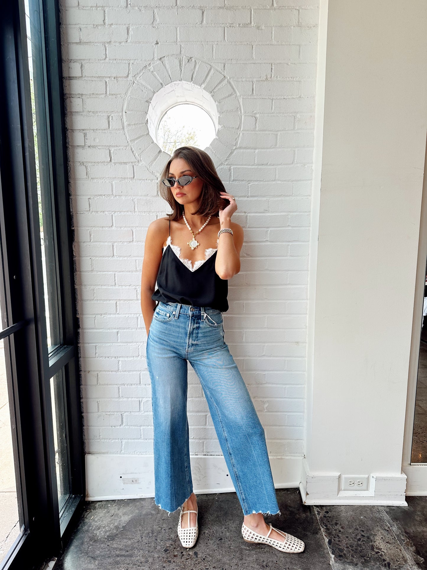 LANA CROP HIGH RISE WIDE LEG- RHYTHM VINTAGE