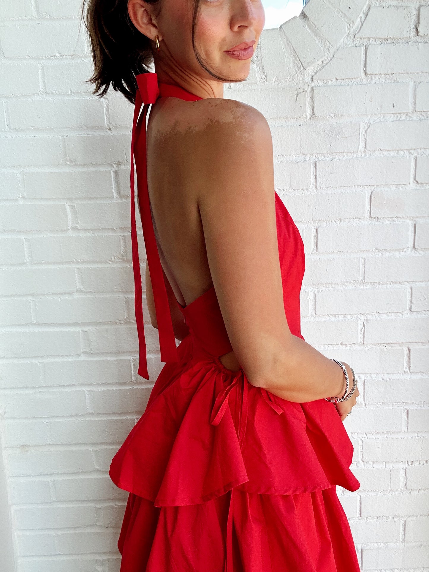 TIERED RUFFLE MAXI