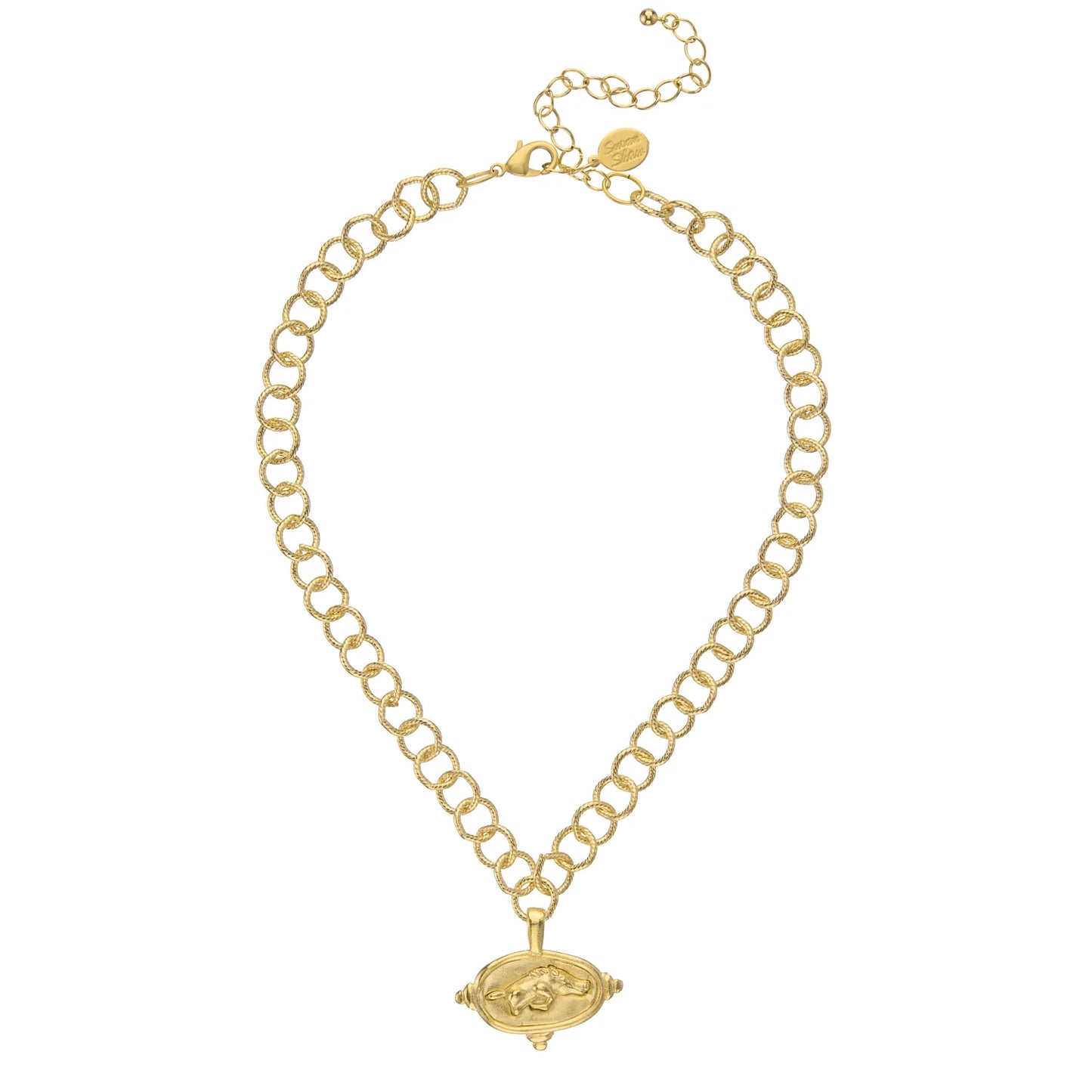 RAZORBACK INTAGLIO NECKLACE