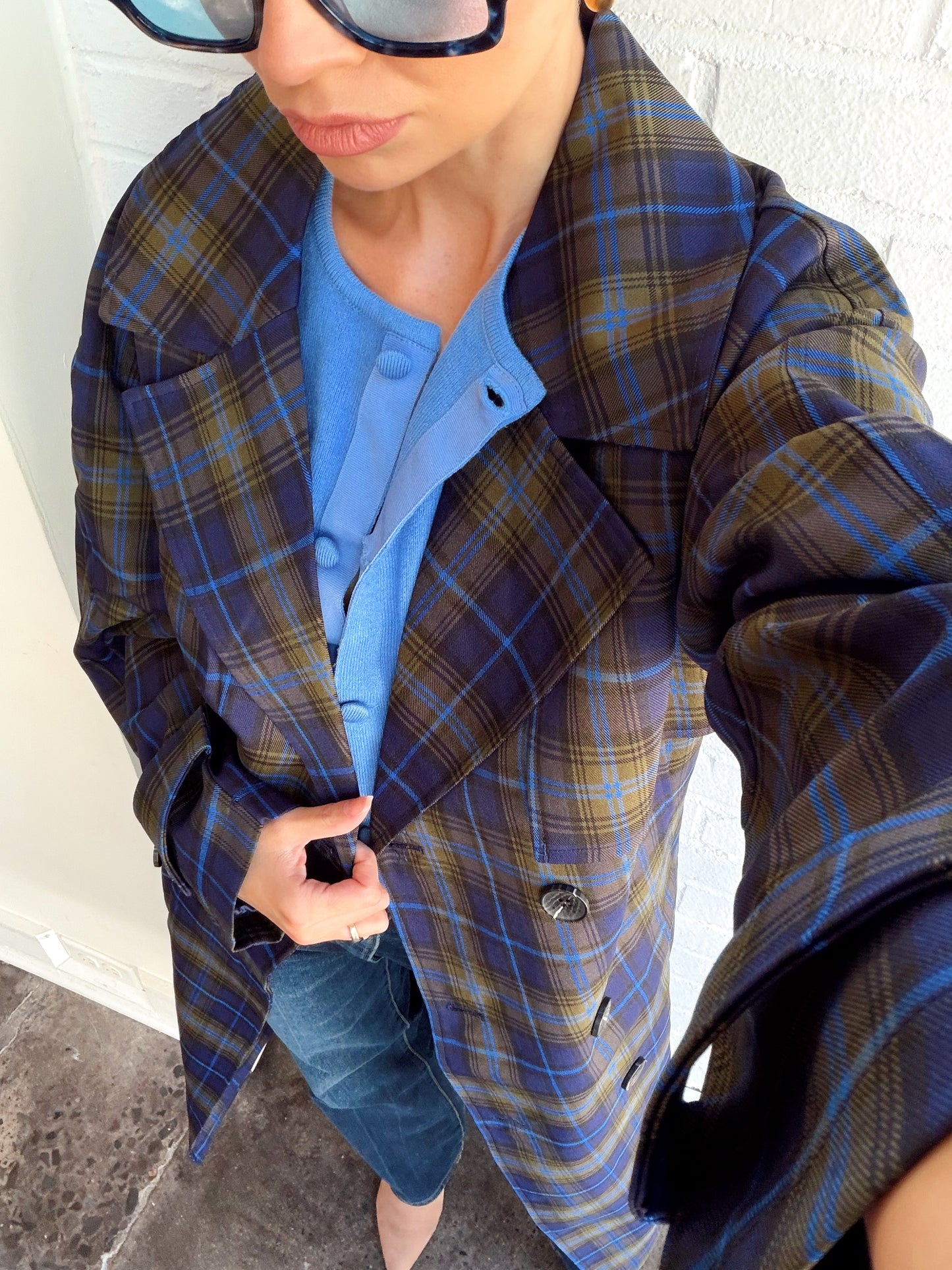 HERITAGE PLAID TRENCH