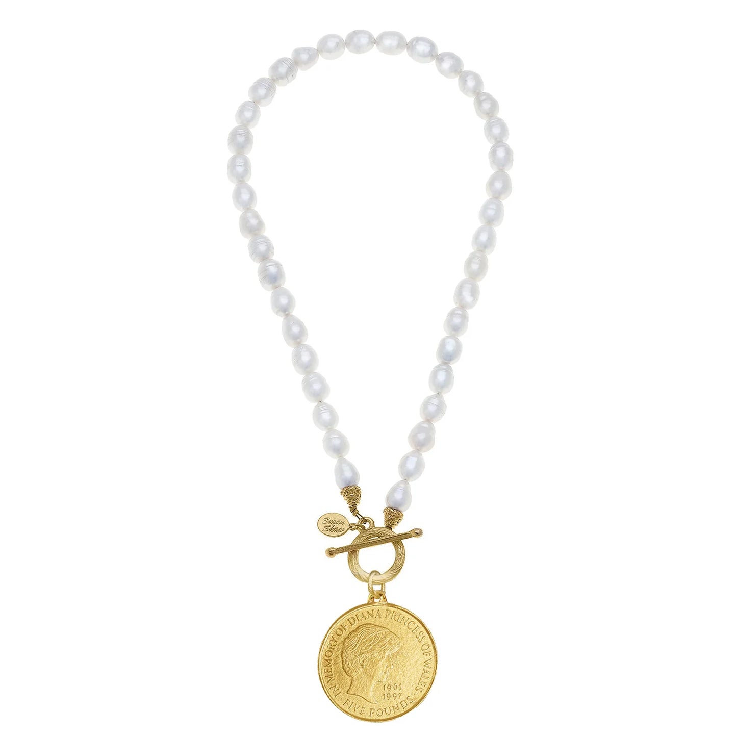 DIANA PEARL TOGGLE NECKLACE