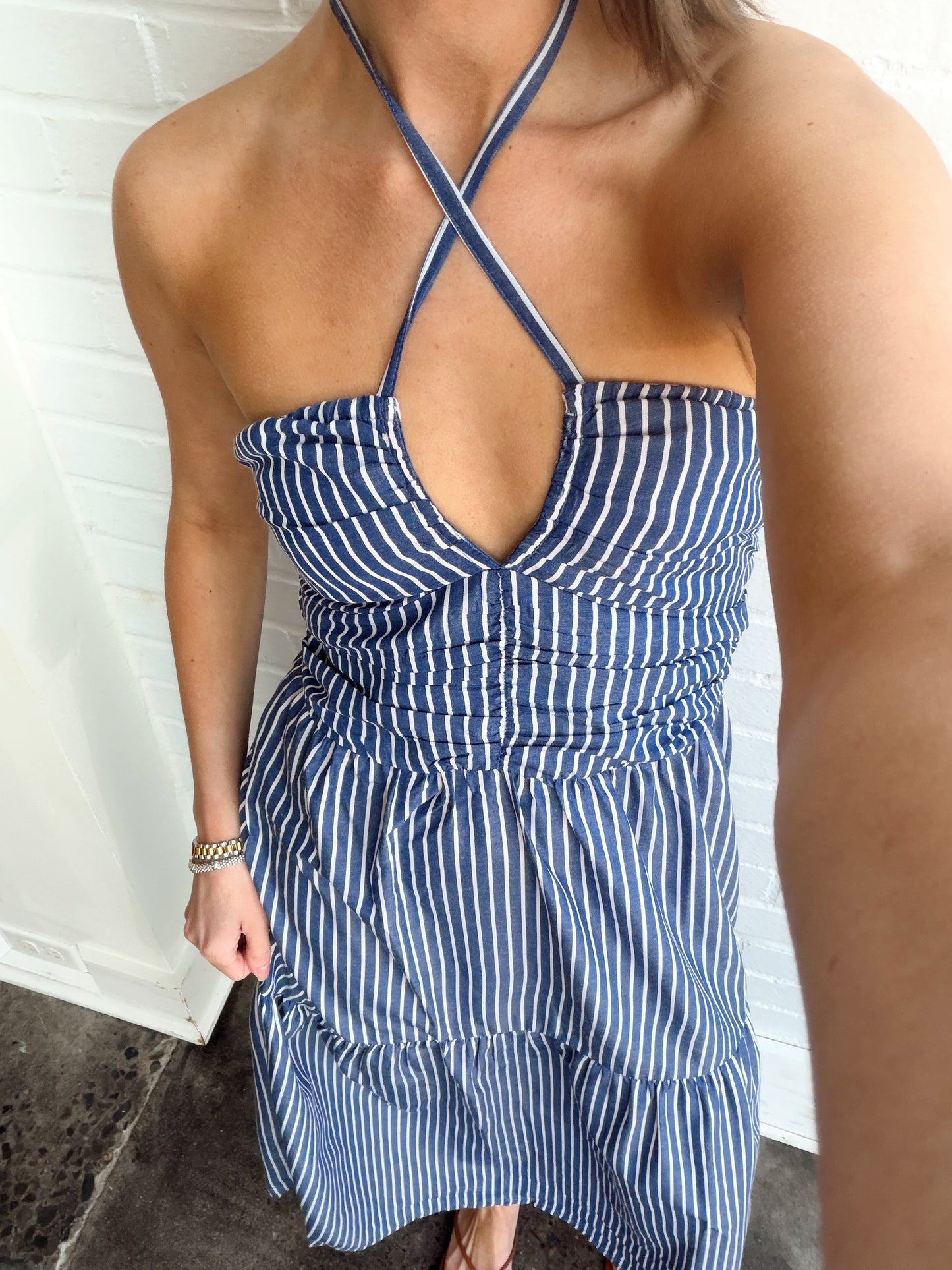 AERIES HALTER DRESS