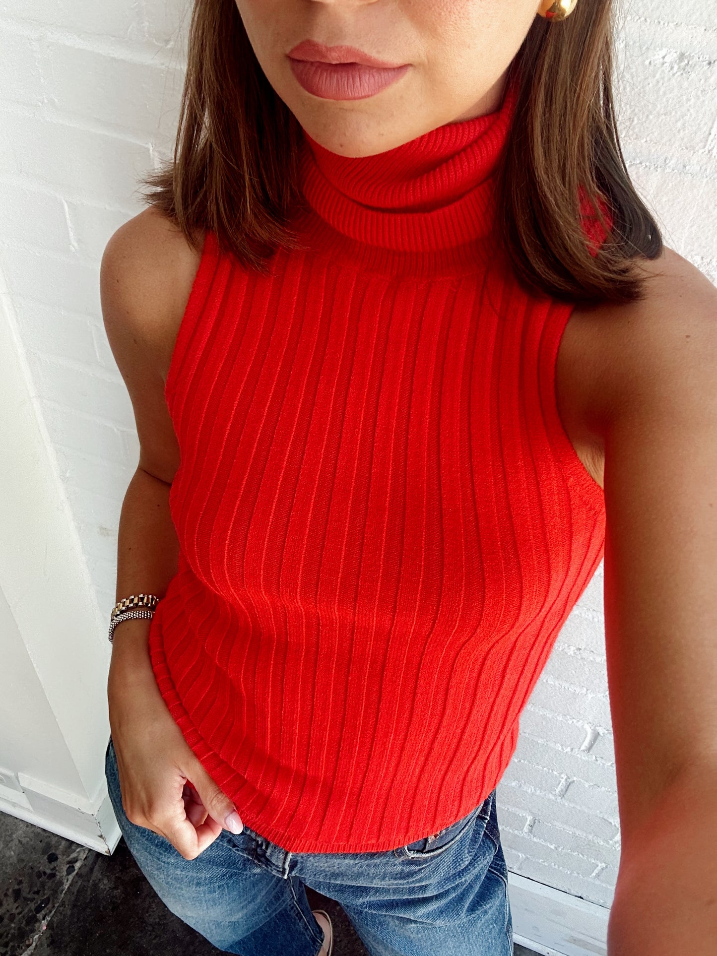 BEN TURTLENECK KNIT TOP