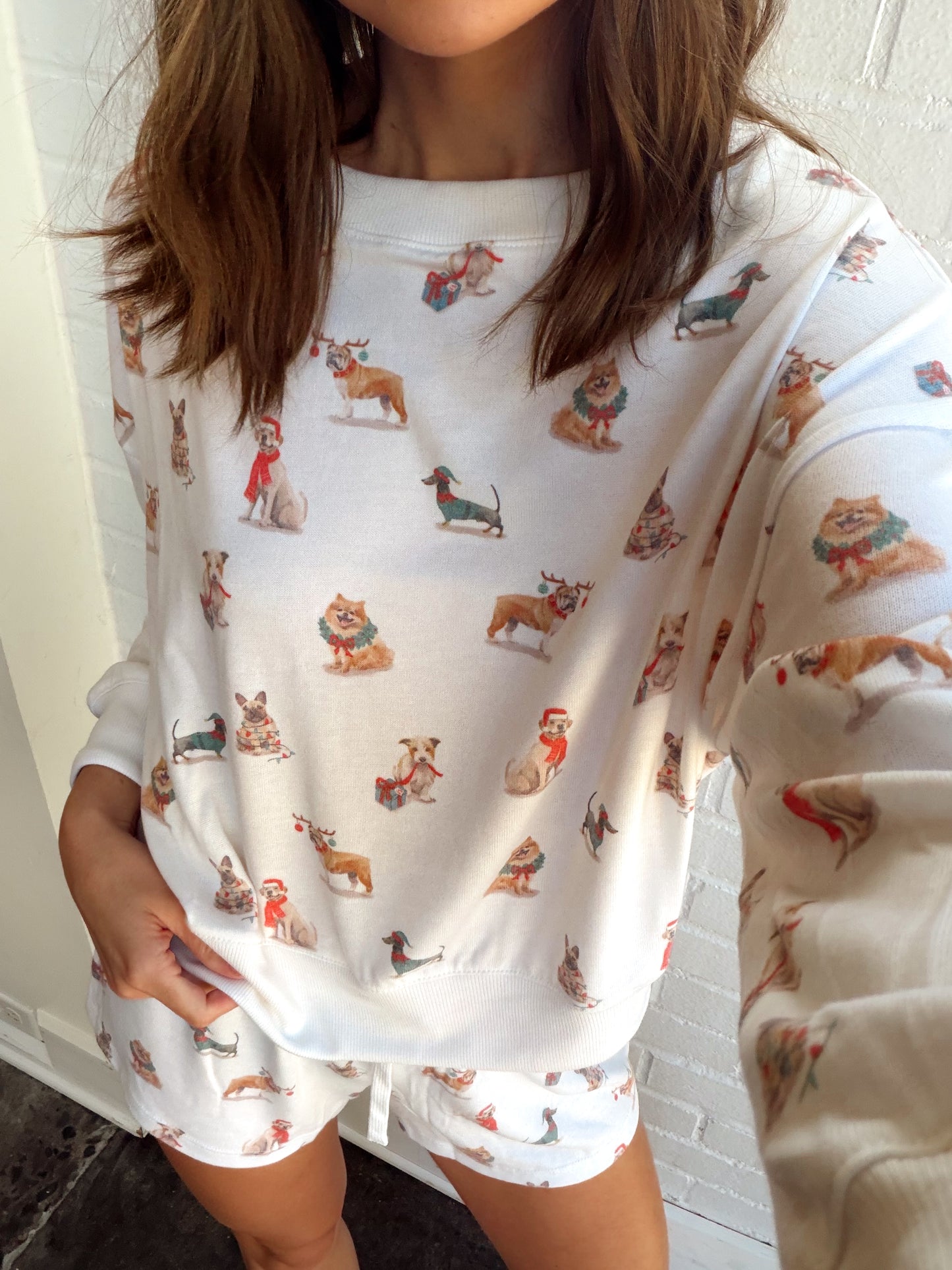 COZY UP PUP LONG SLEEVE TOP