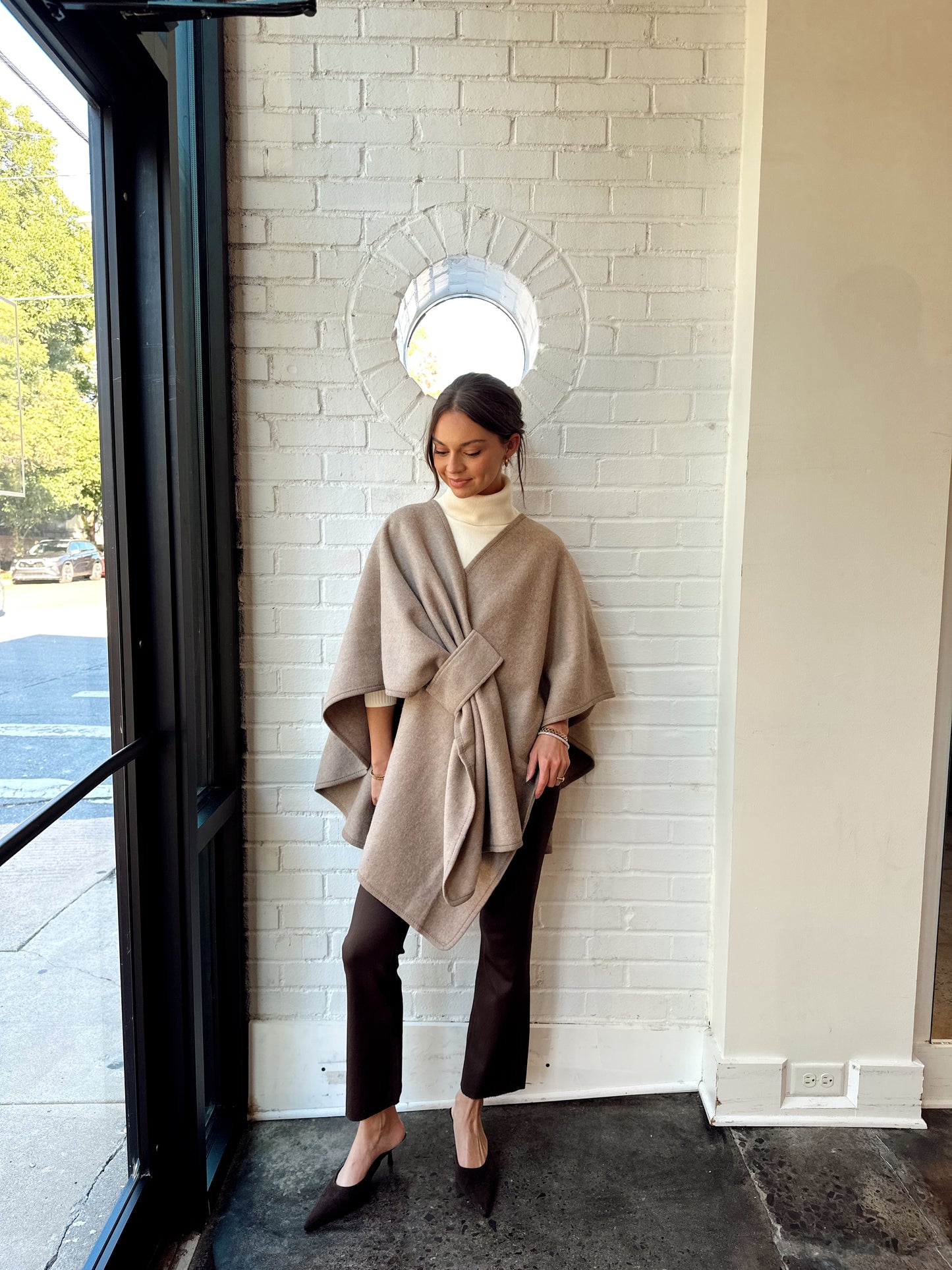 KNIT SHAWL WRAP
