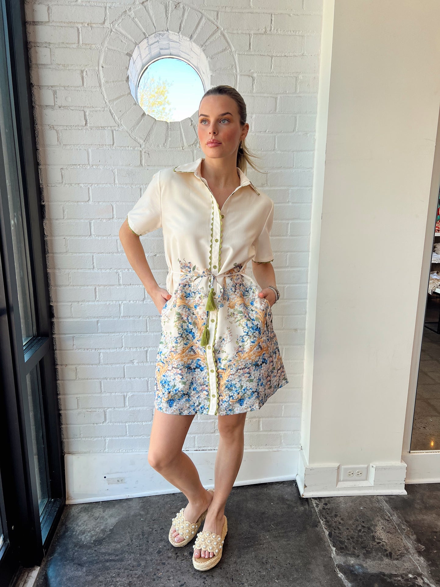 FINLEY FLORAL MINI DRESS