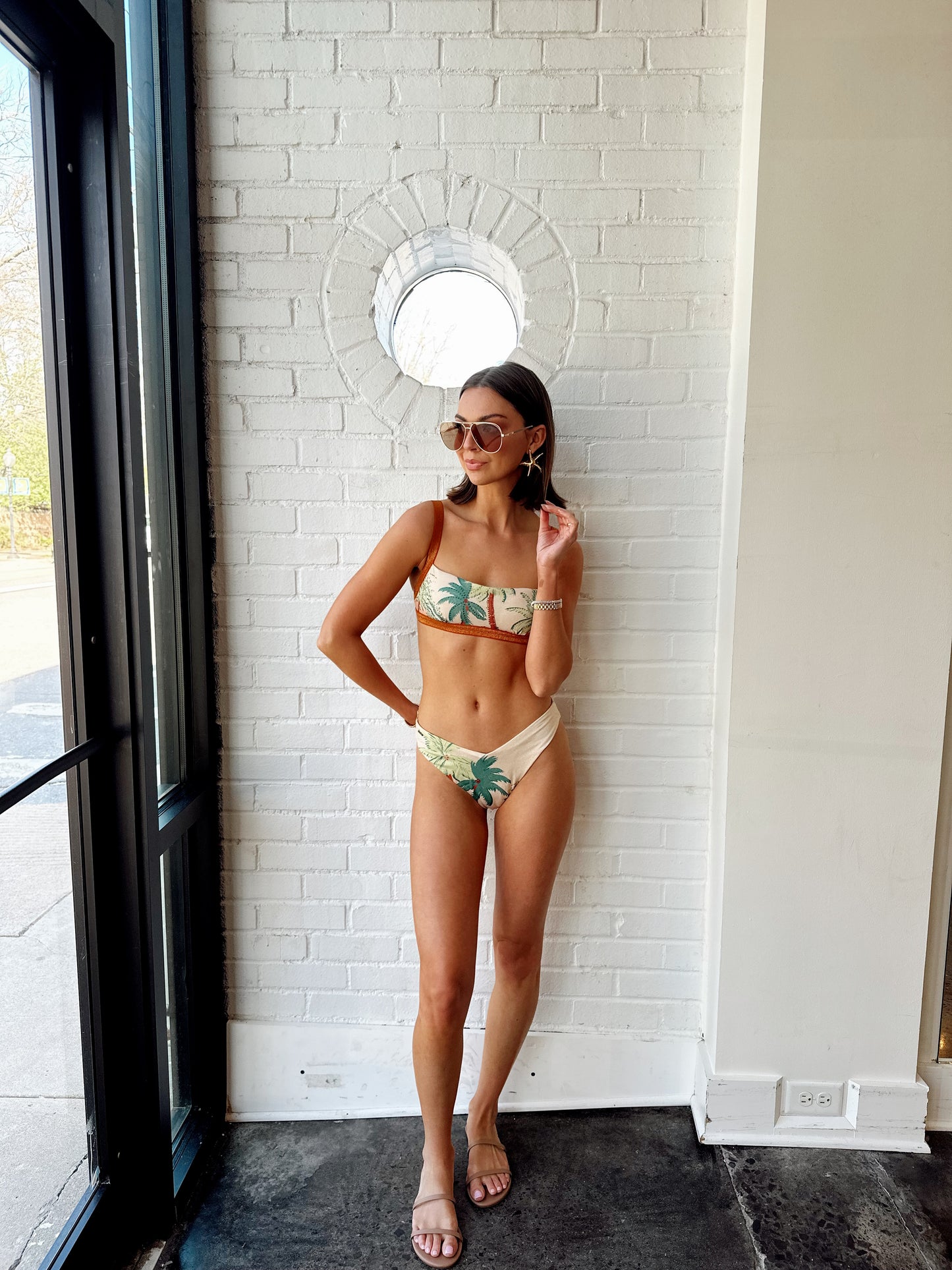 PALM GLOW KINSLEY TOP