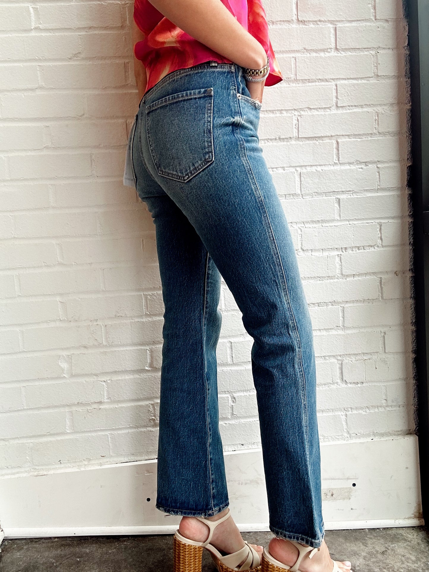 SOHO HIGH RISE ANKLE FLARE
