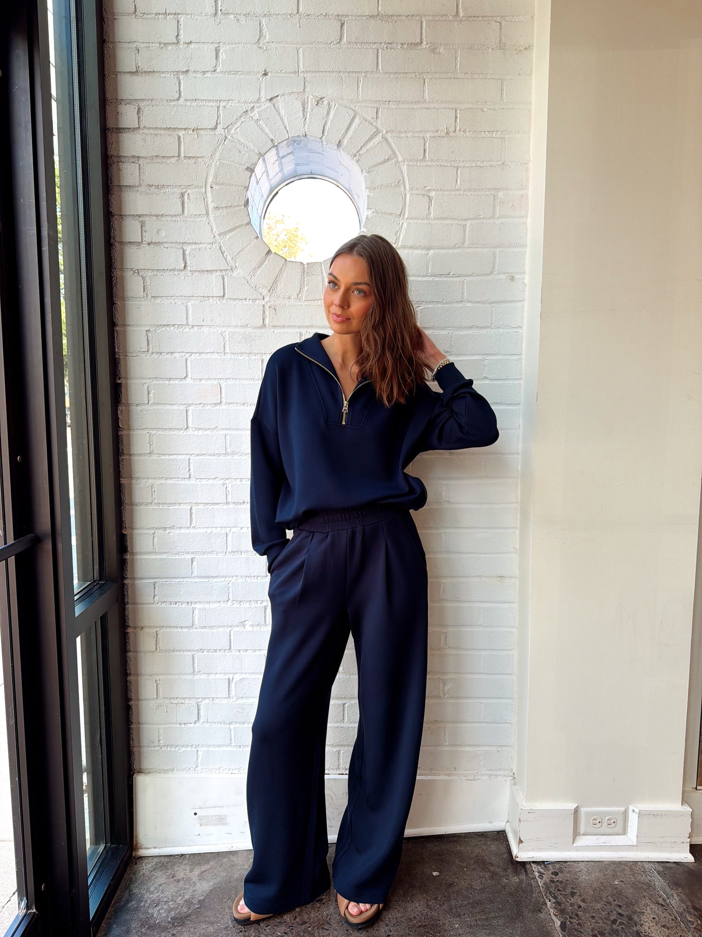 HAWLEY HALF ZIP SWEAT