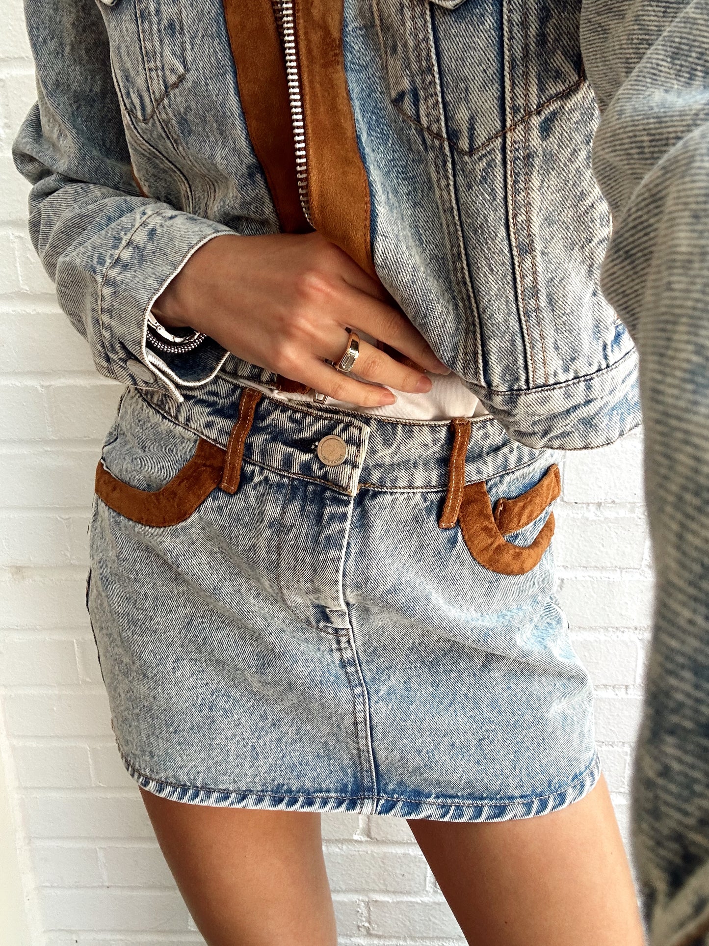 RODEO DRIVE DENIM SKIRT