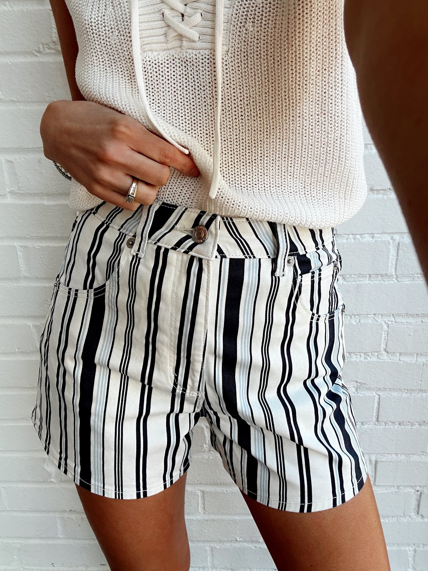 MIRAGE SHORT- PAROS STRIPE