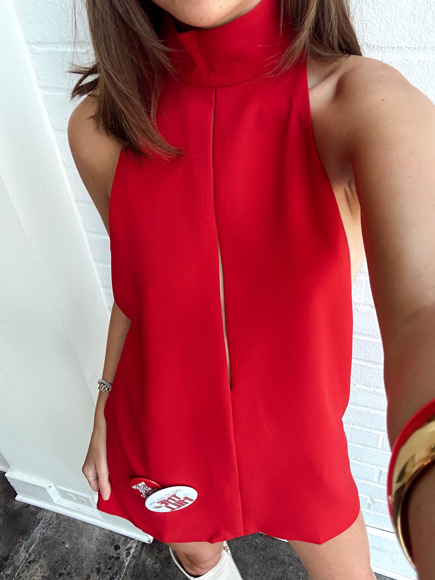 AIMEE HALTER DRESS