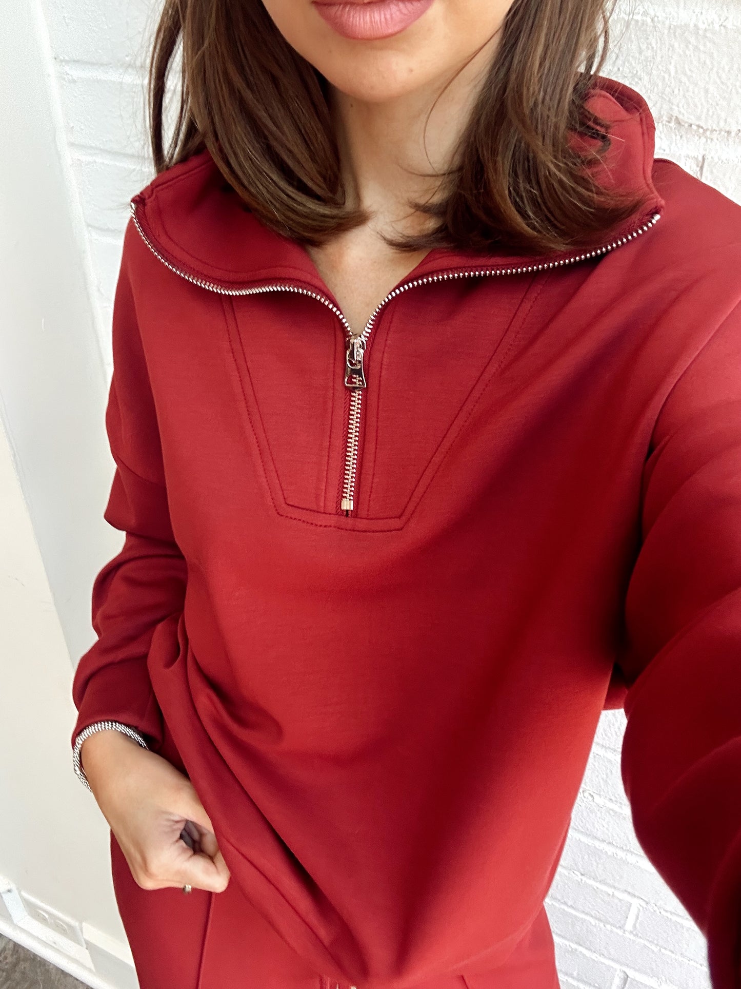 SEANNI HALF ZIP PULLOVER