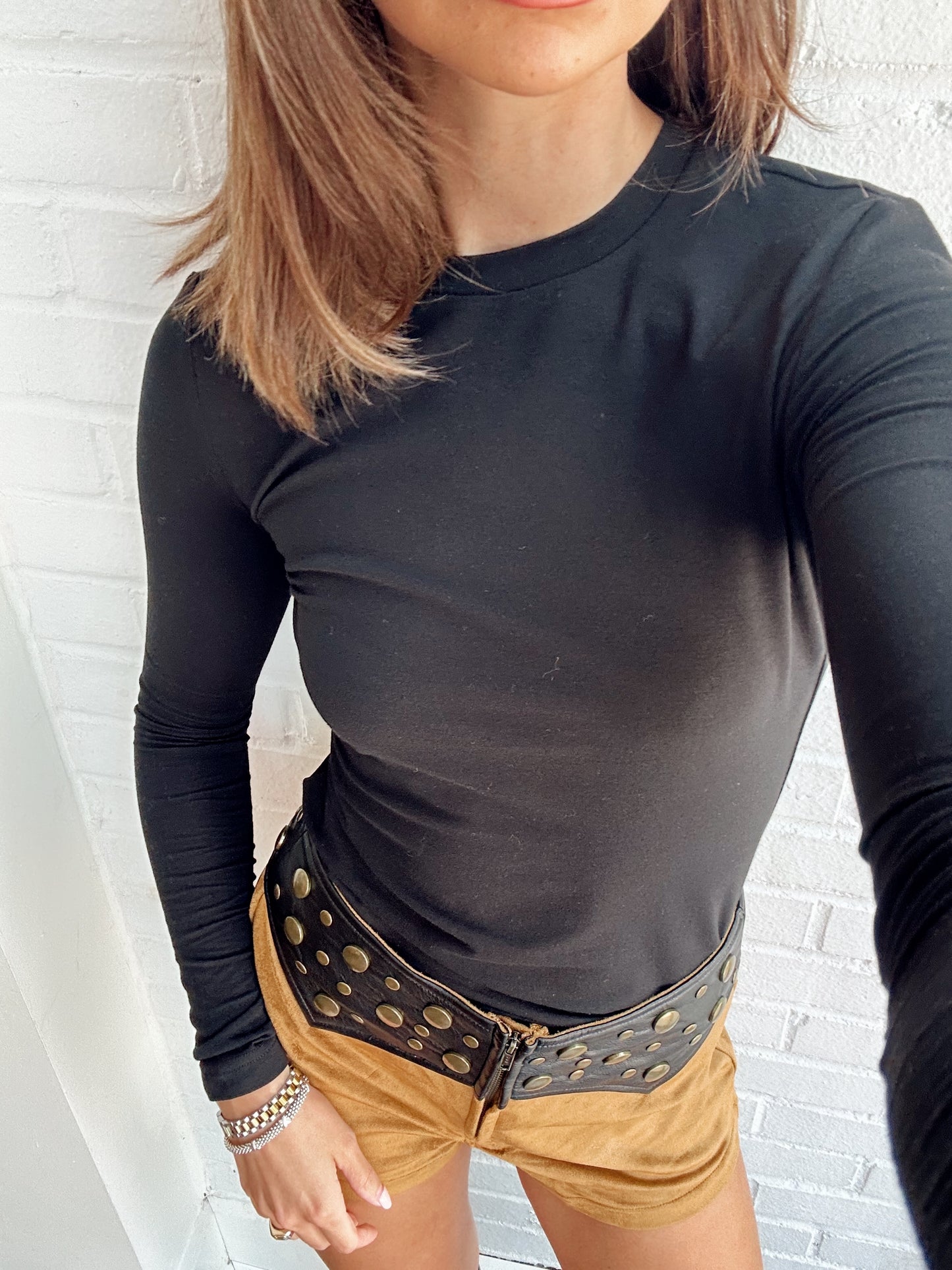 EDNA LONG SLEEVE FITTED TEE