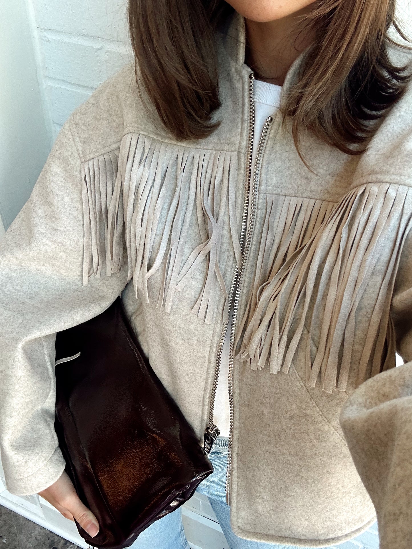 OWN IT FRINGE JACKET