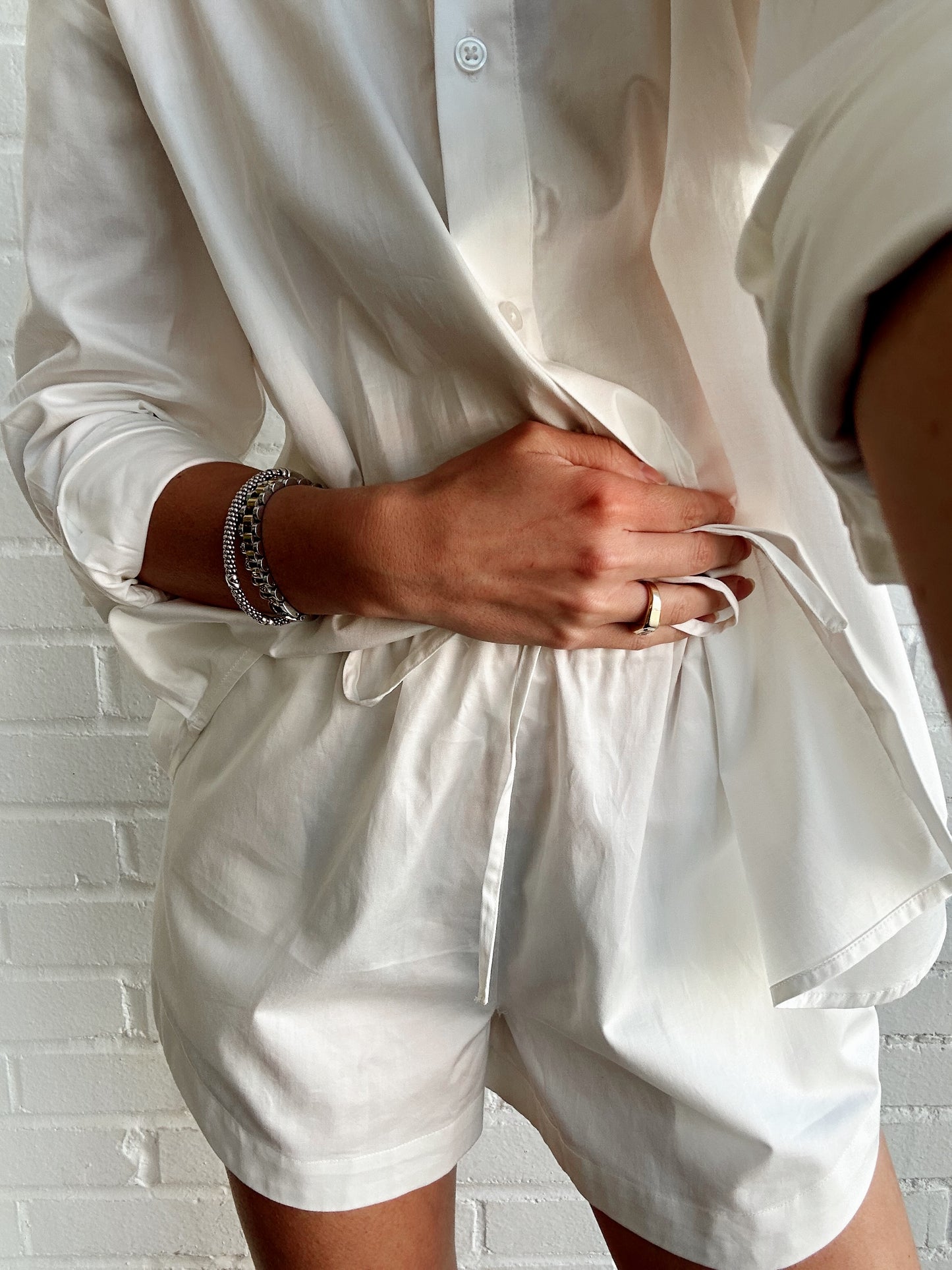 ALEXIS COTTON DRAWSTRING SHORT