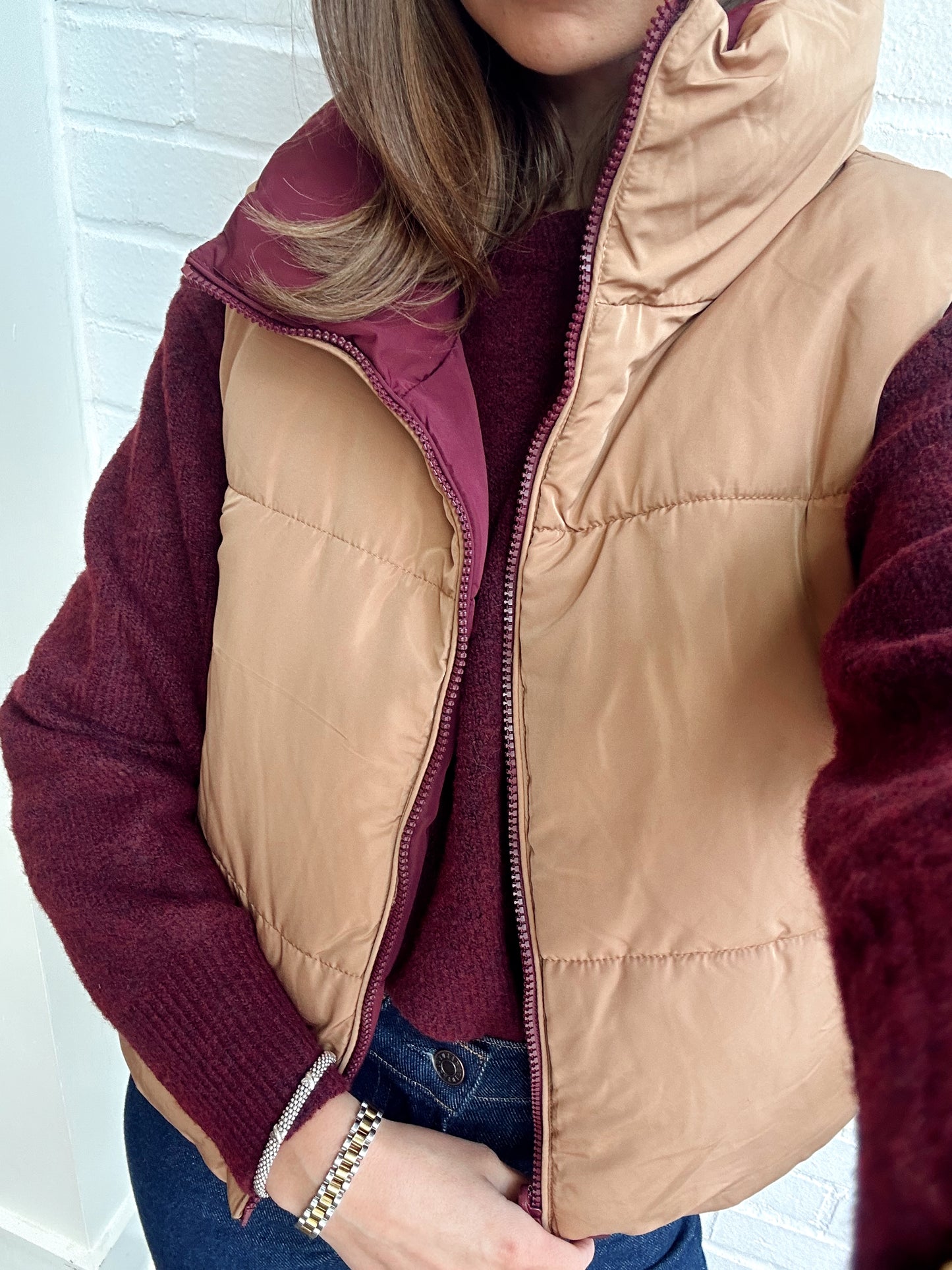 KANSAS REVERSIBLE PUFFER GILET