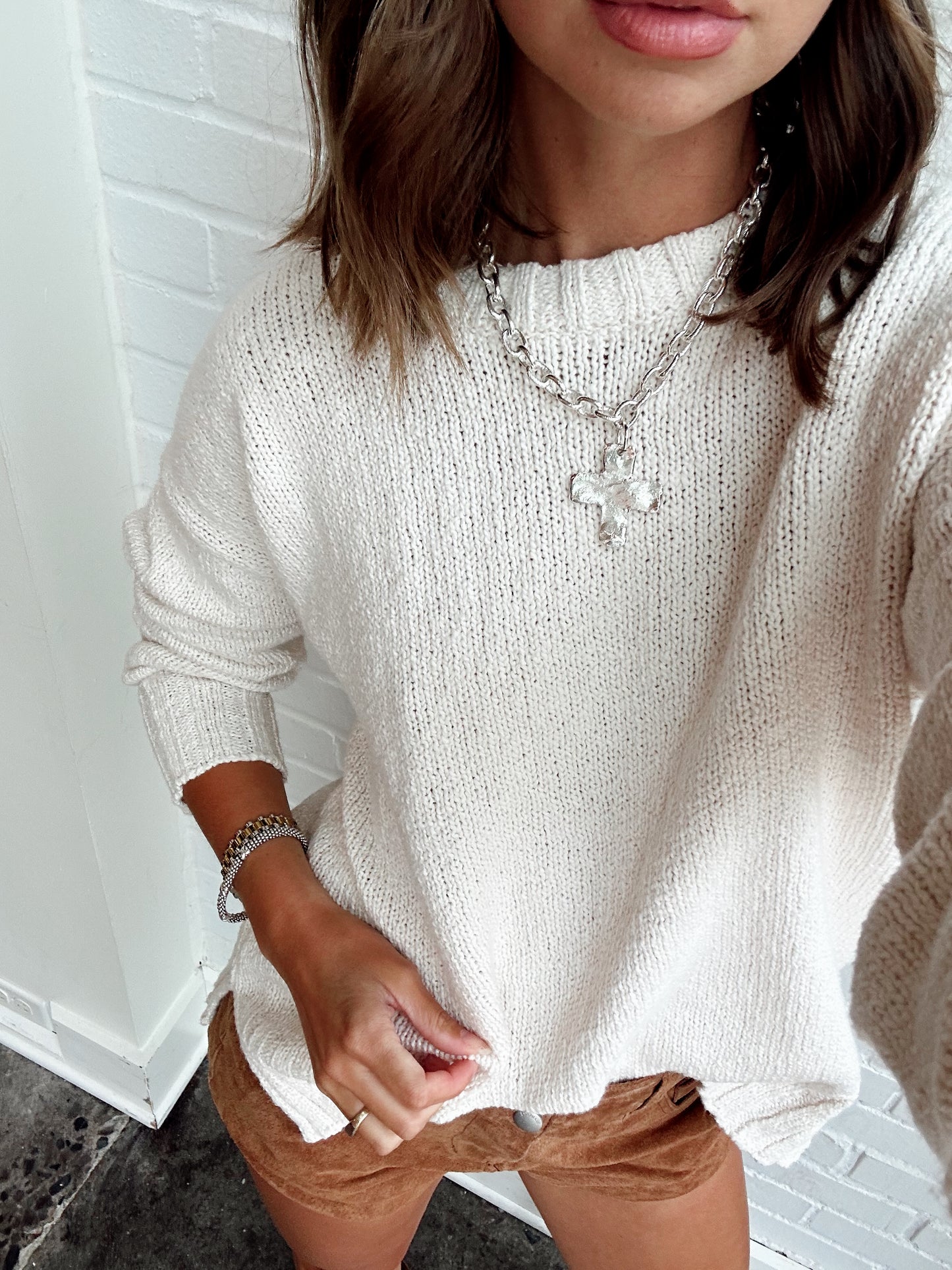 BECK TEXTURED SWEATER