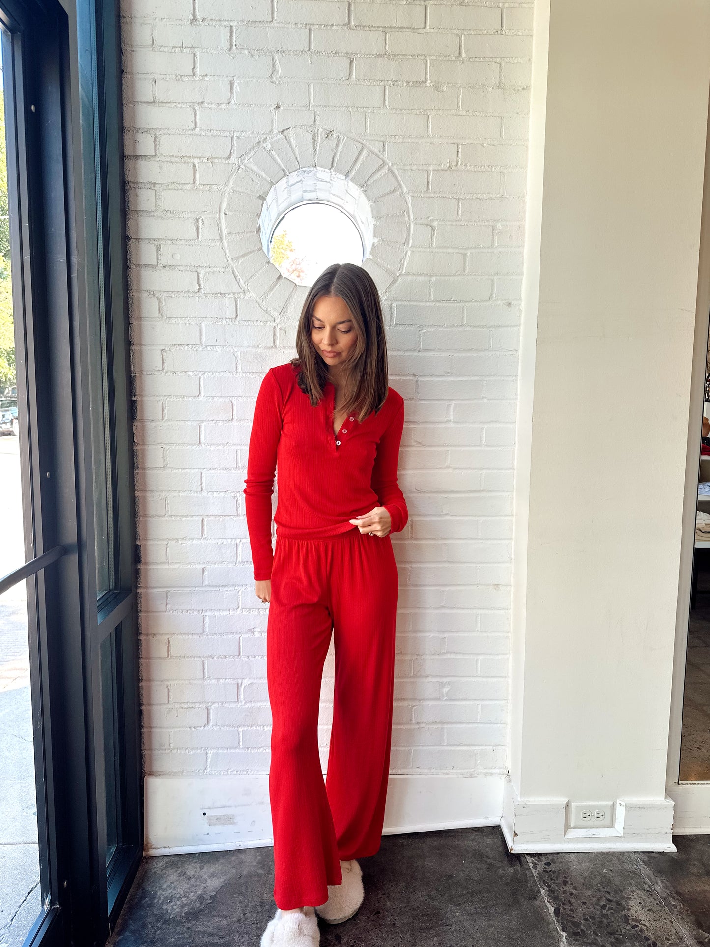 HOLLY POINTELLE LS TOP