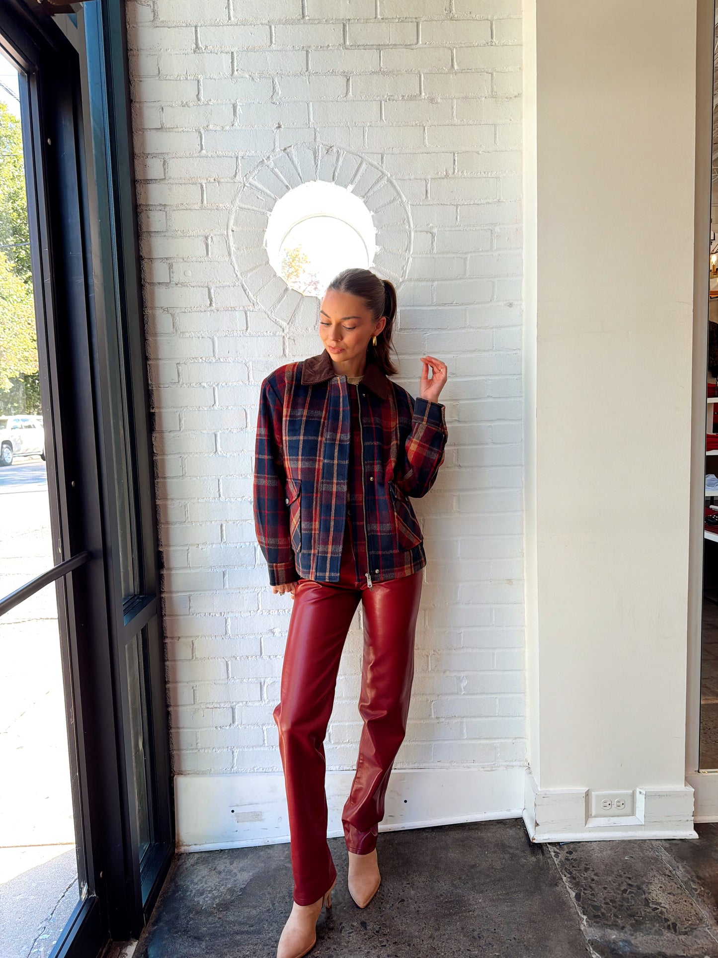 HERITAGE PLAID BOMBER JACKET