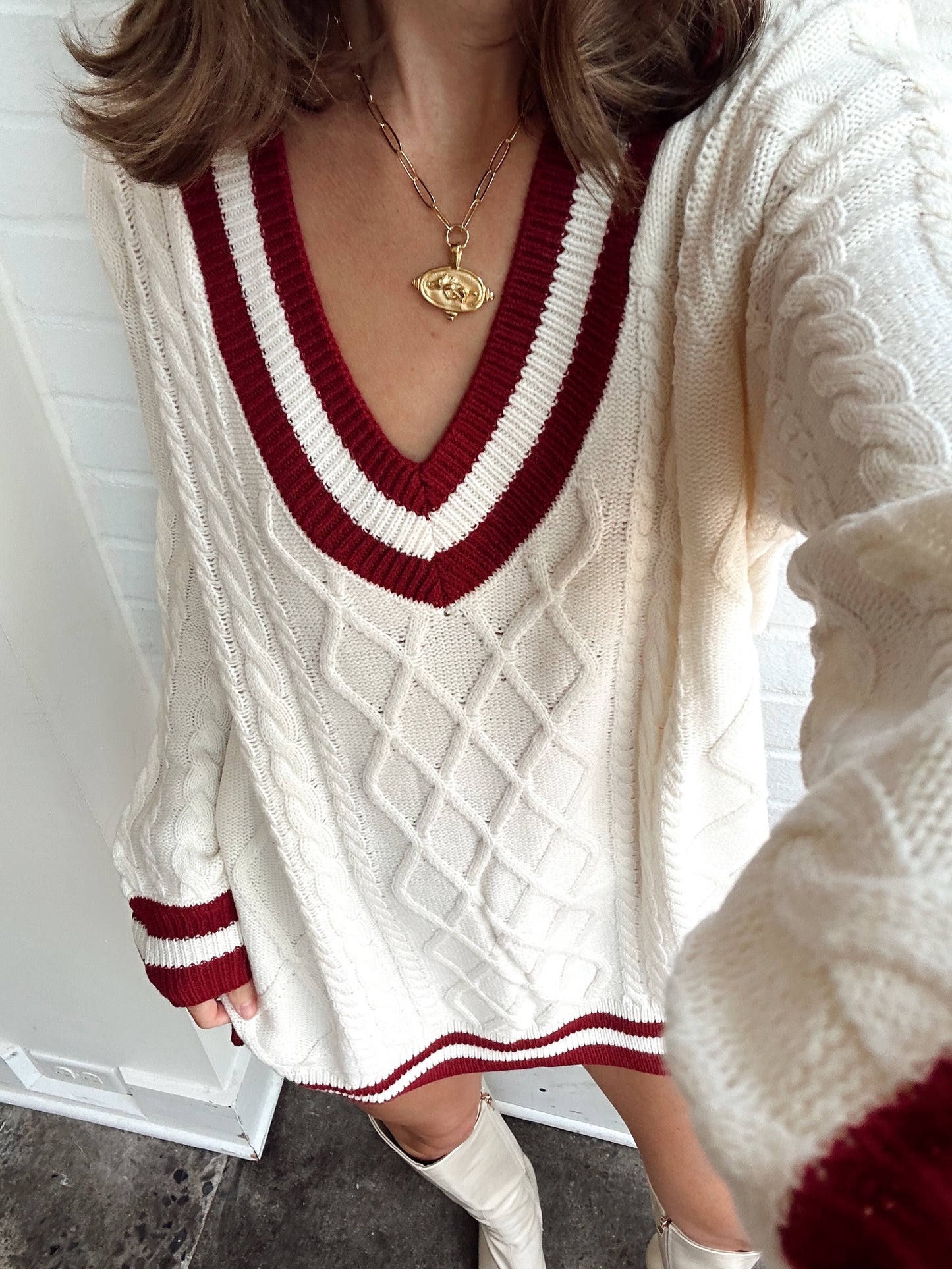 TAILGATE SWEATER DRESS