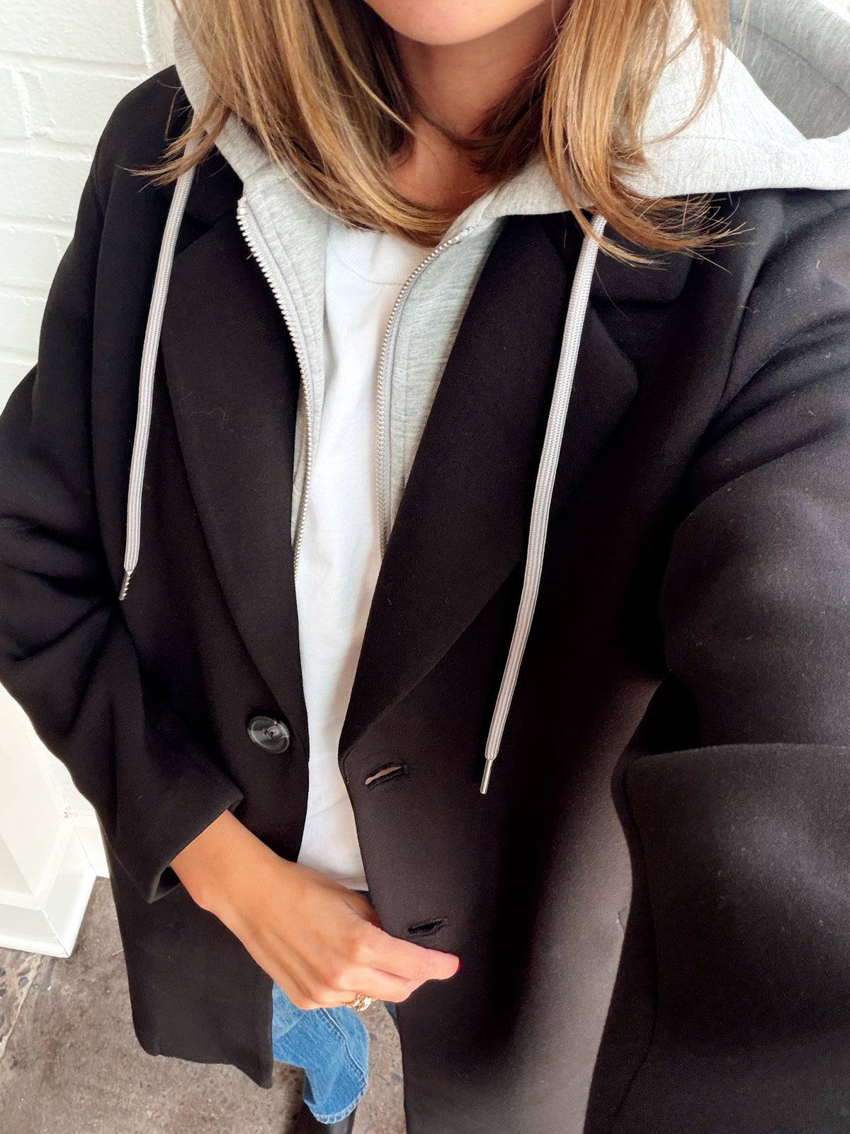 DESPINA LADIES' SCUBA COAT W/ HOOD
