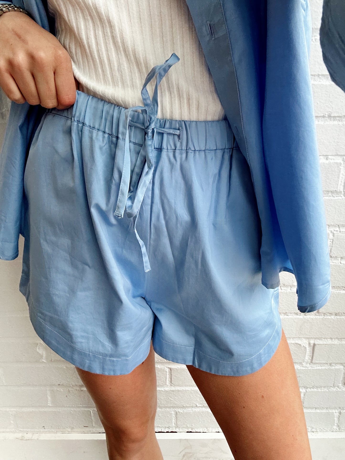 ALEXIS COTTON DRAWSTRING SHORT