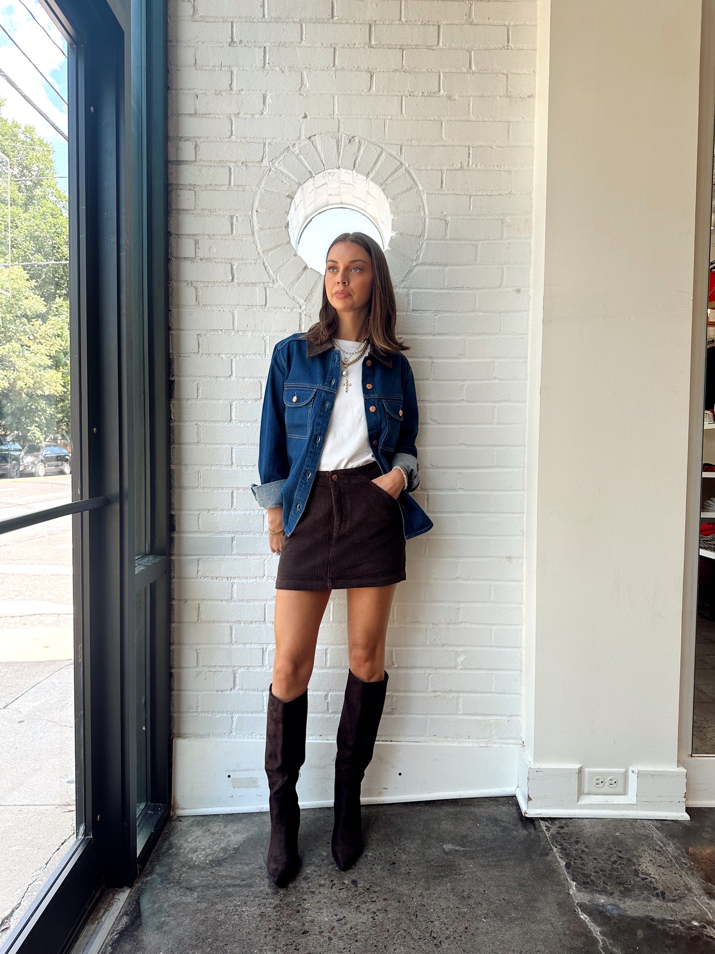 UMA HIGH RISE MINI SKIRT