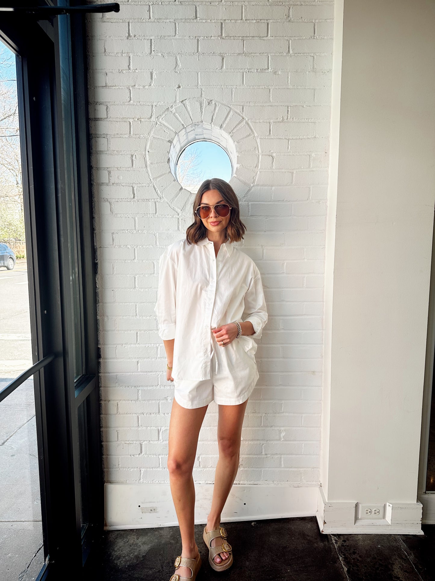 ALEXIS COTTON DRAWSTRING SHORT