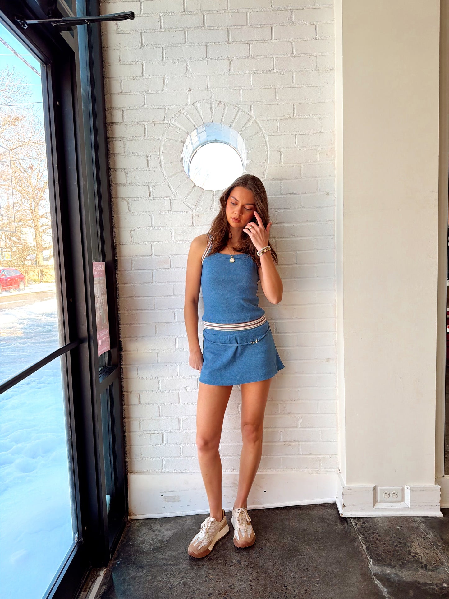 DOUBLE LAYER TIE BACK TANK SET